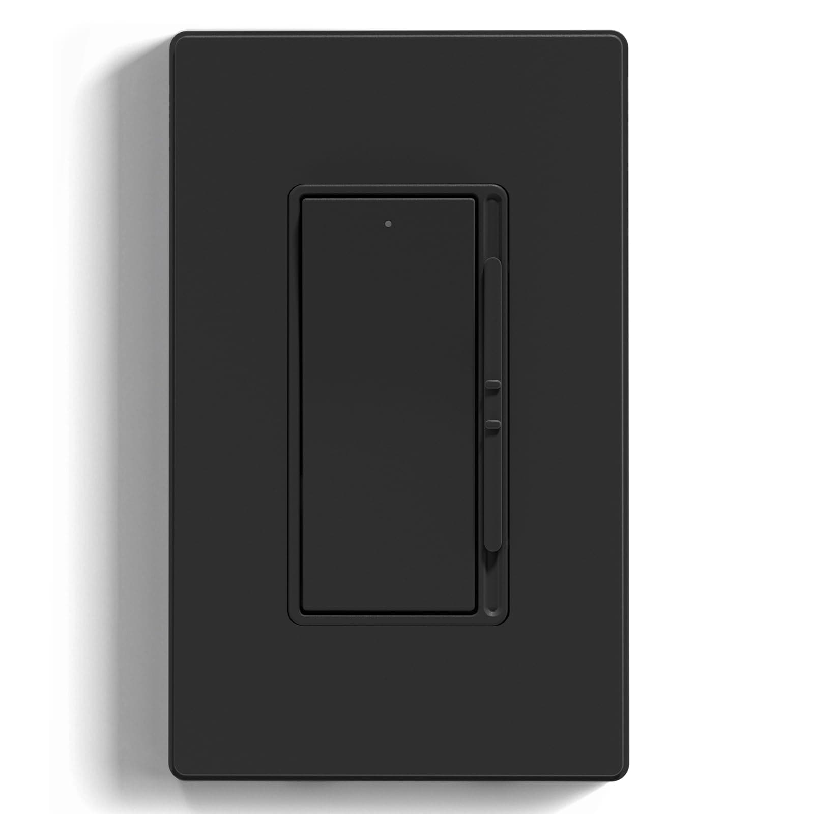 Aoibox  Digital Slide Dimmer Light Switch for LED CFL up to 300W and Incandescent Halogen 600W Single Pole