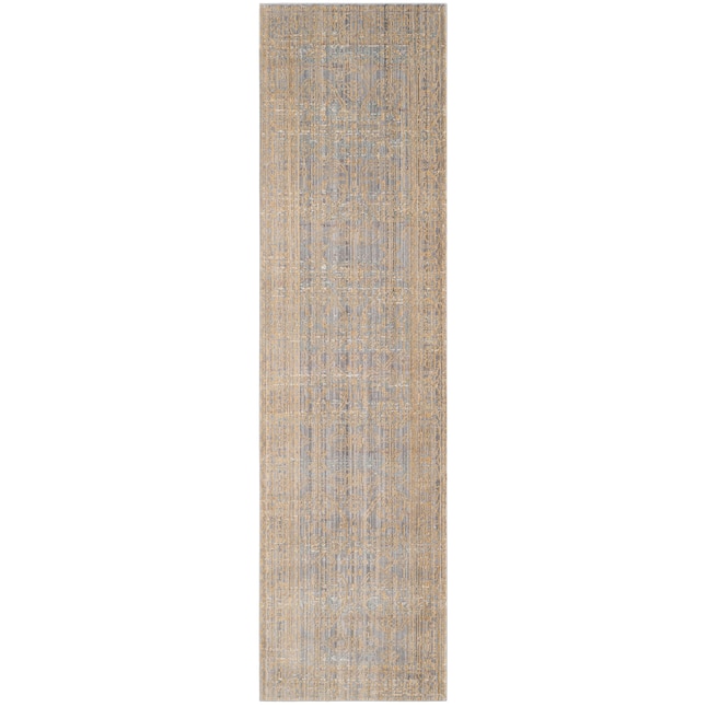 Safavieh Valencia Samara 2 x 12 Gray/Gold Indoor Distressed/Overdyed Vintage Runner Safavieh Valencia Samara 2 x 12 Gray/Gold Indoor Distressed/Overdyed Vintage Runner