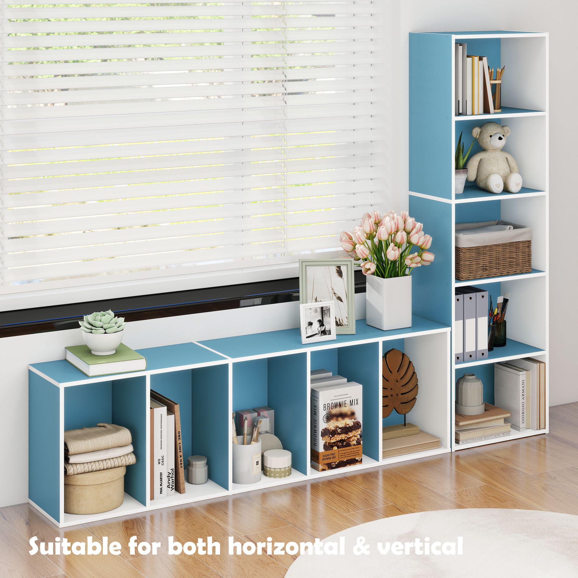 HomLux 11055WH/LBL-A bookcases - View #5