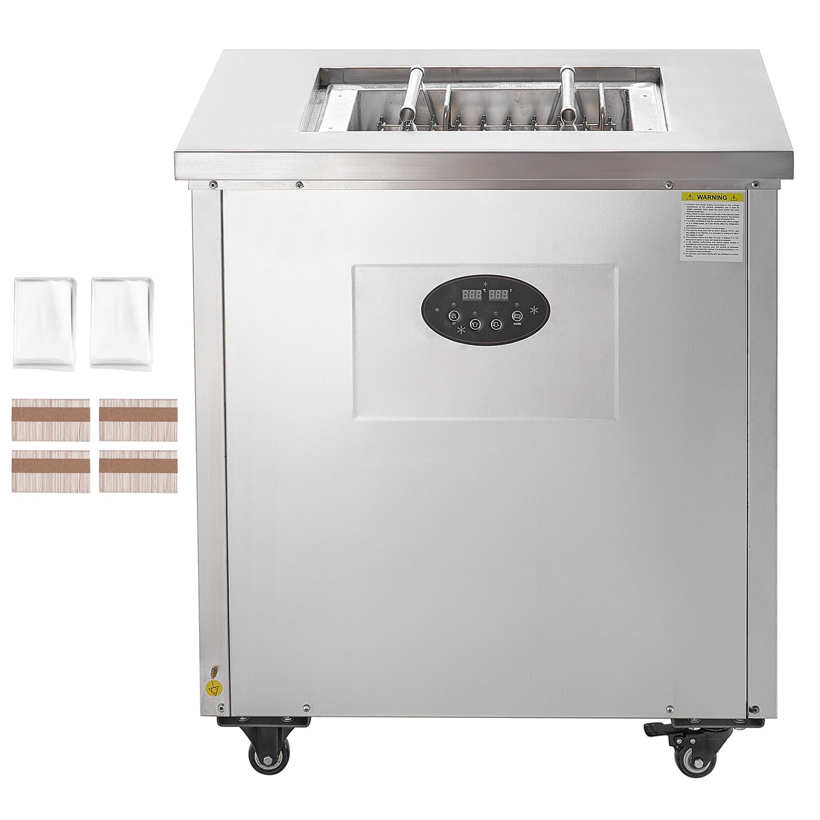 VEVOR Commercial Popsicle Machine, Single Mould Set - 40 PCS Ice Pops Making Machine, Stainless Steel Commercial Ice Lolly Maker, Ice Sticks Popsicle Machine for Bar, Cafes, Milktea Stores #SYBBJ1M40000J82RGV1