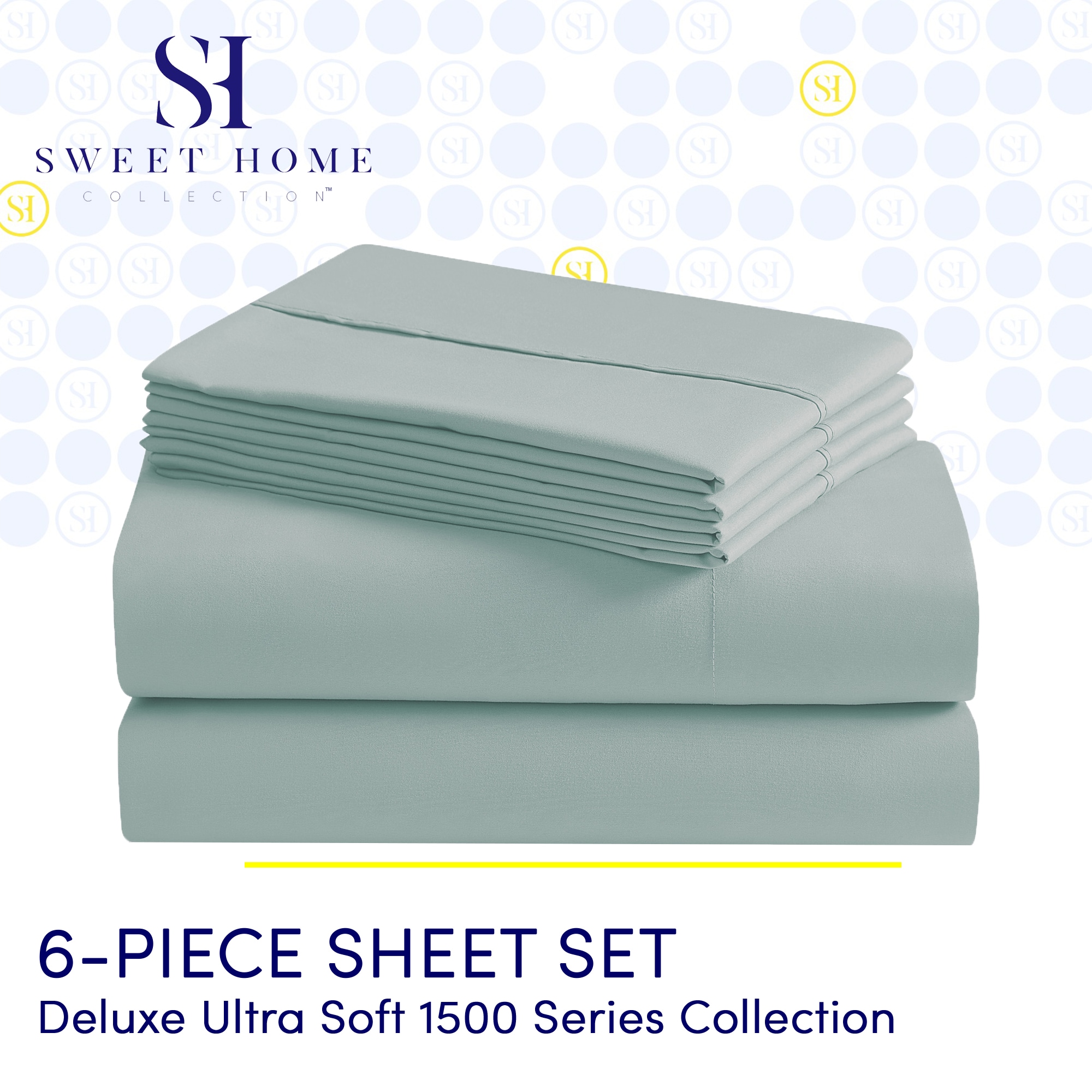 Sweet Home Collection LOW-6P-SH-FL-SLT Sheet-Sets - View #2