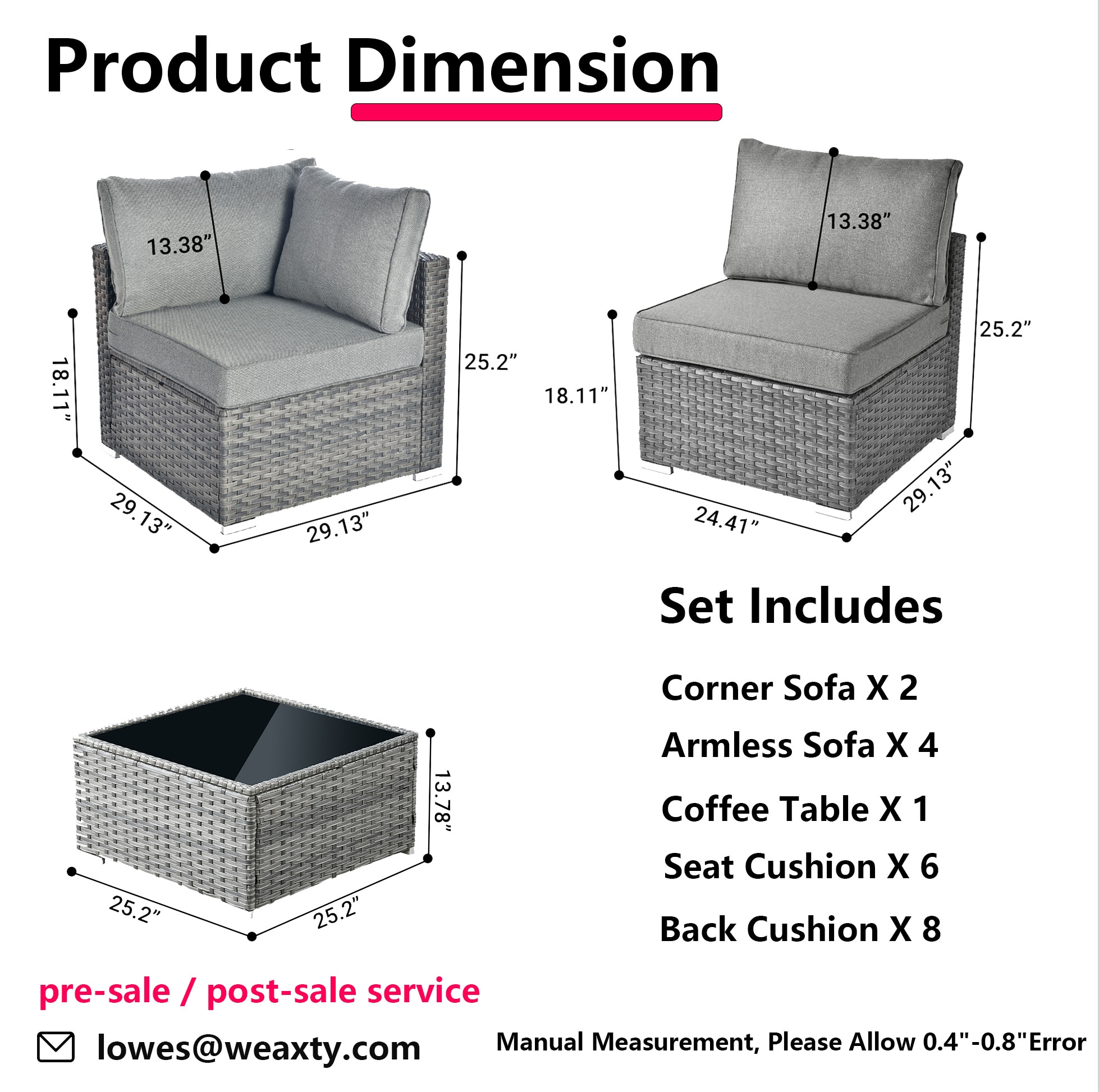 weaxty HMBHOP200 Patio-Sofas-Daybeds - View #7