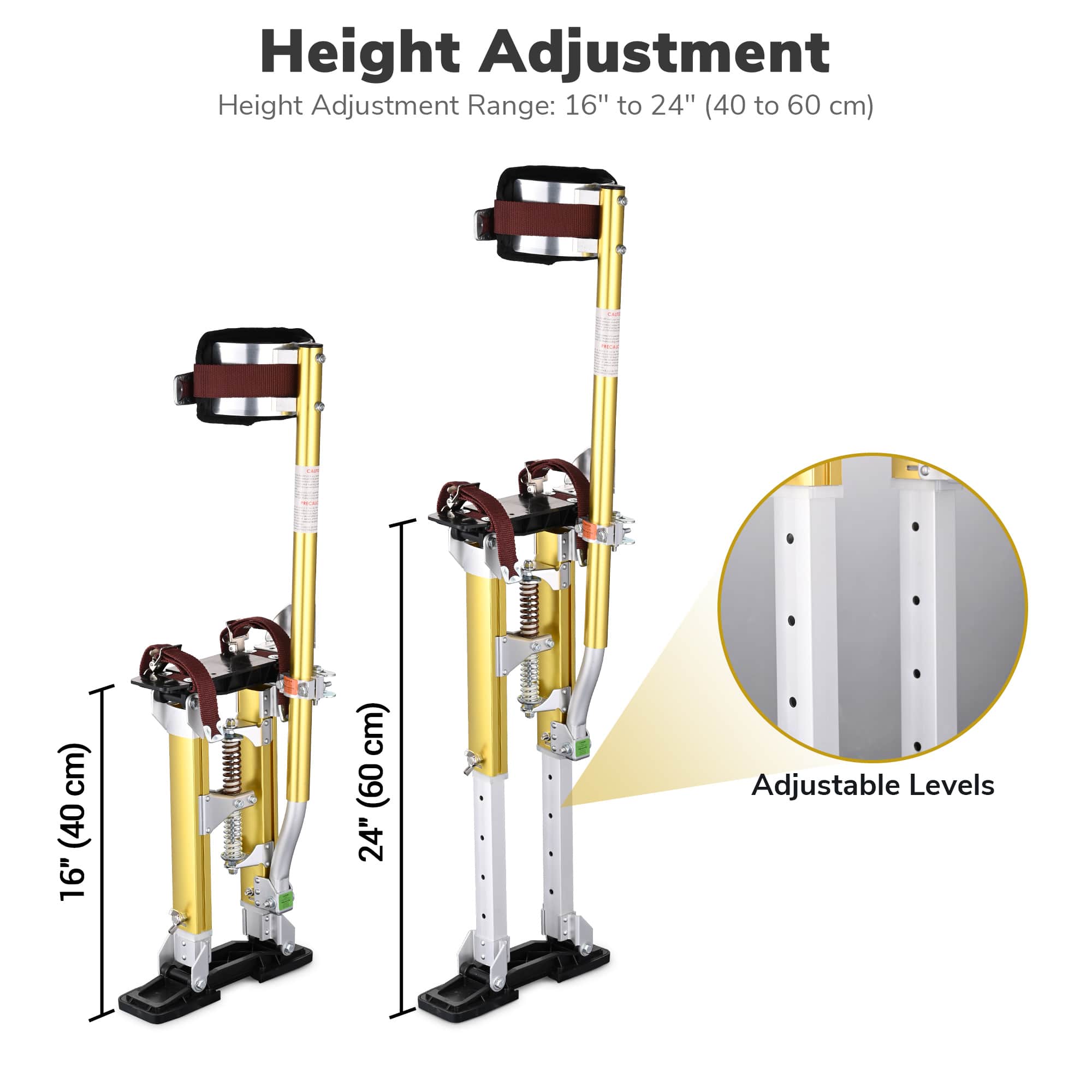 Yescom 08STI005-1624-15-LO Drywall-Stilts - View #3