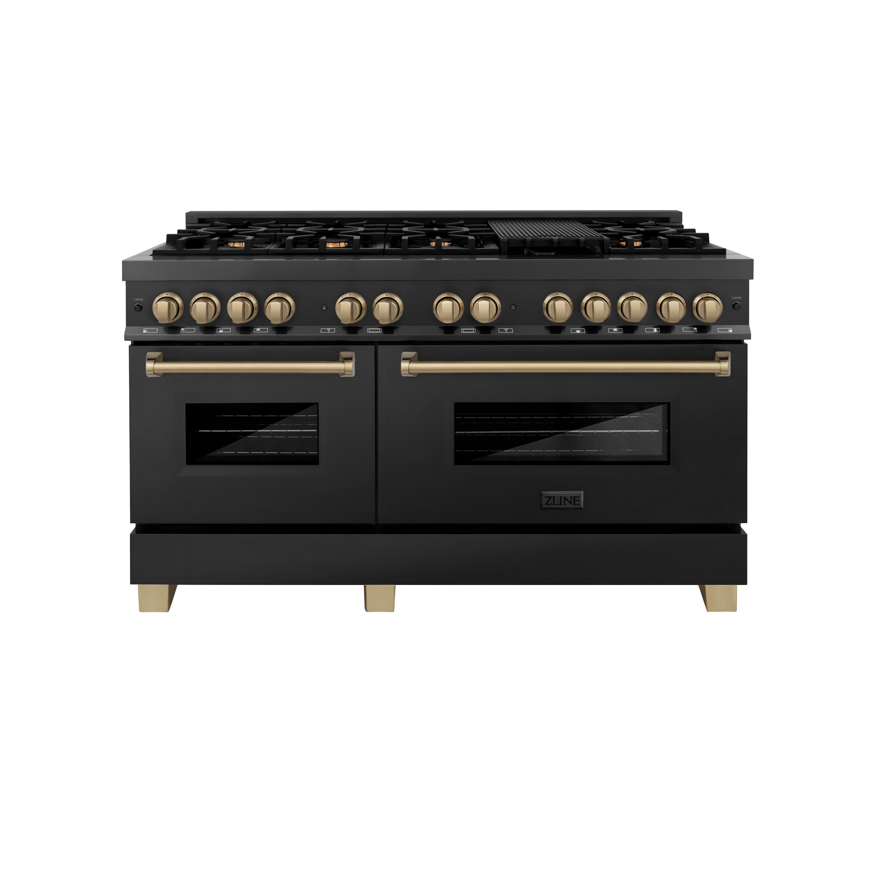 ZLINE KITCHEN & BATH RABZ-60-CB Double-Dual-Fuel-Ranges - View #2