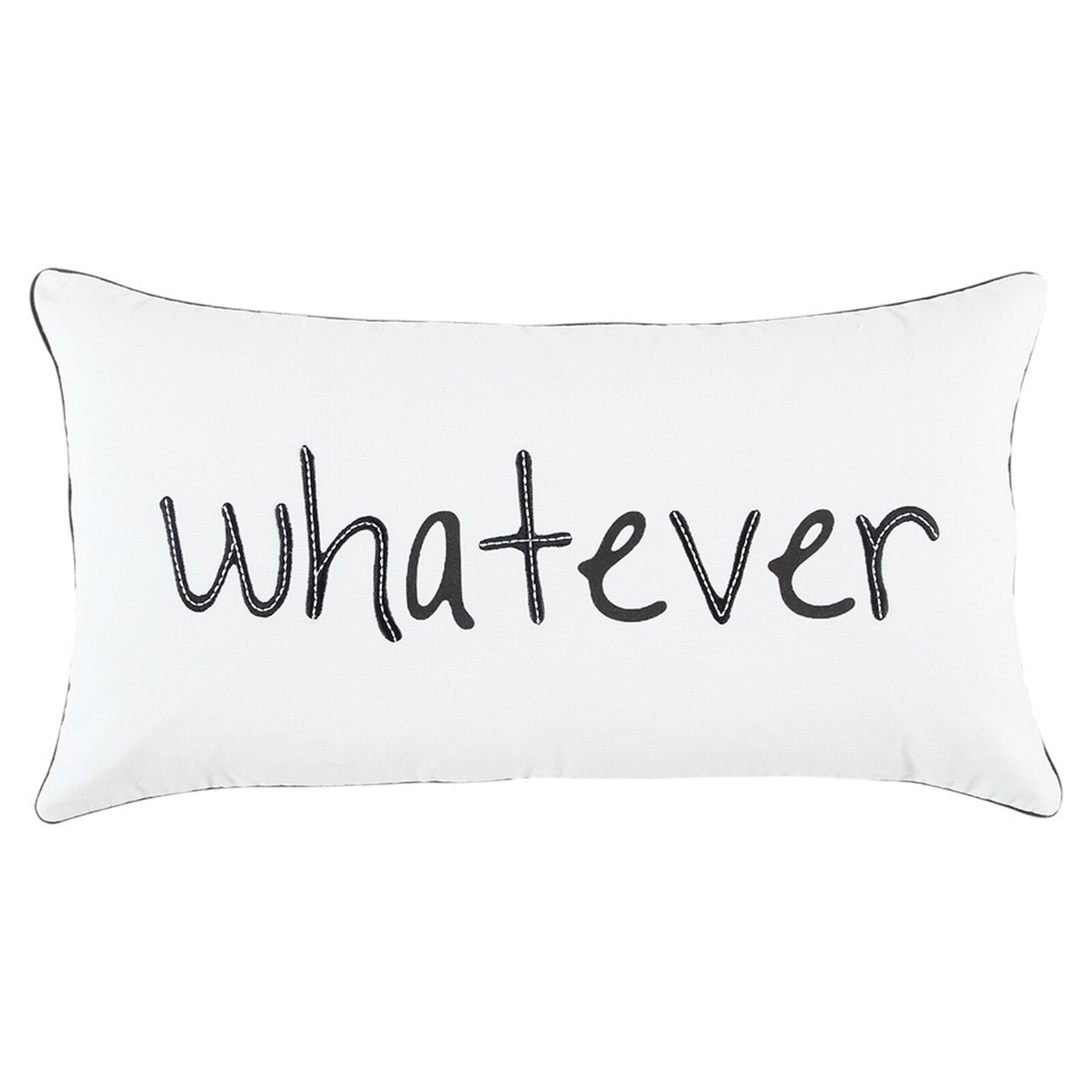 homeroots-black-and-white-whatever-embroidered-lumbar-pillow-in-the