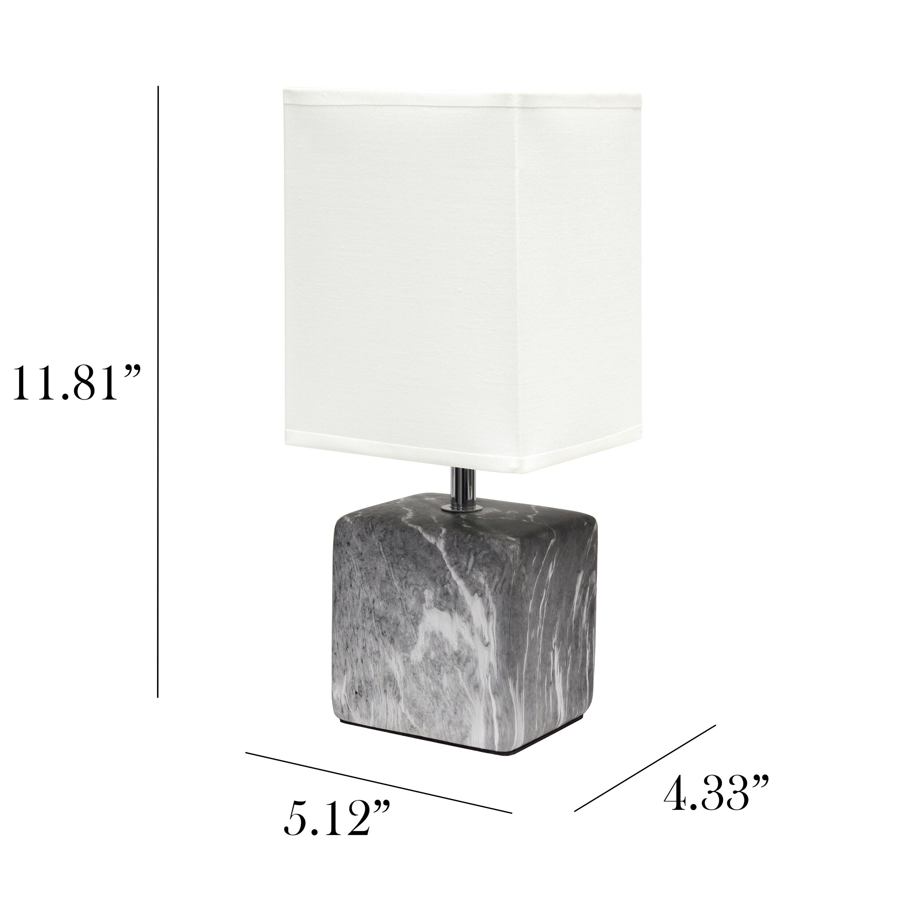 Simple Designs LT6003-BAW Table-Lamps - View #4