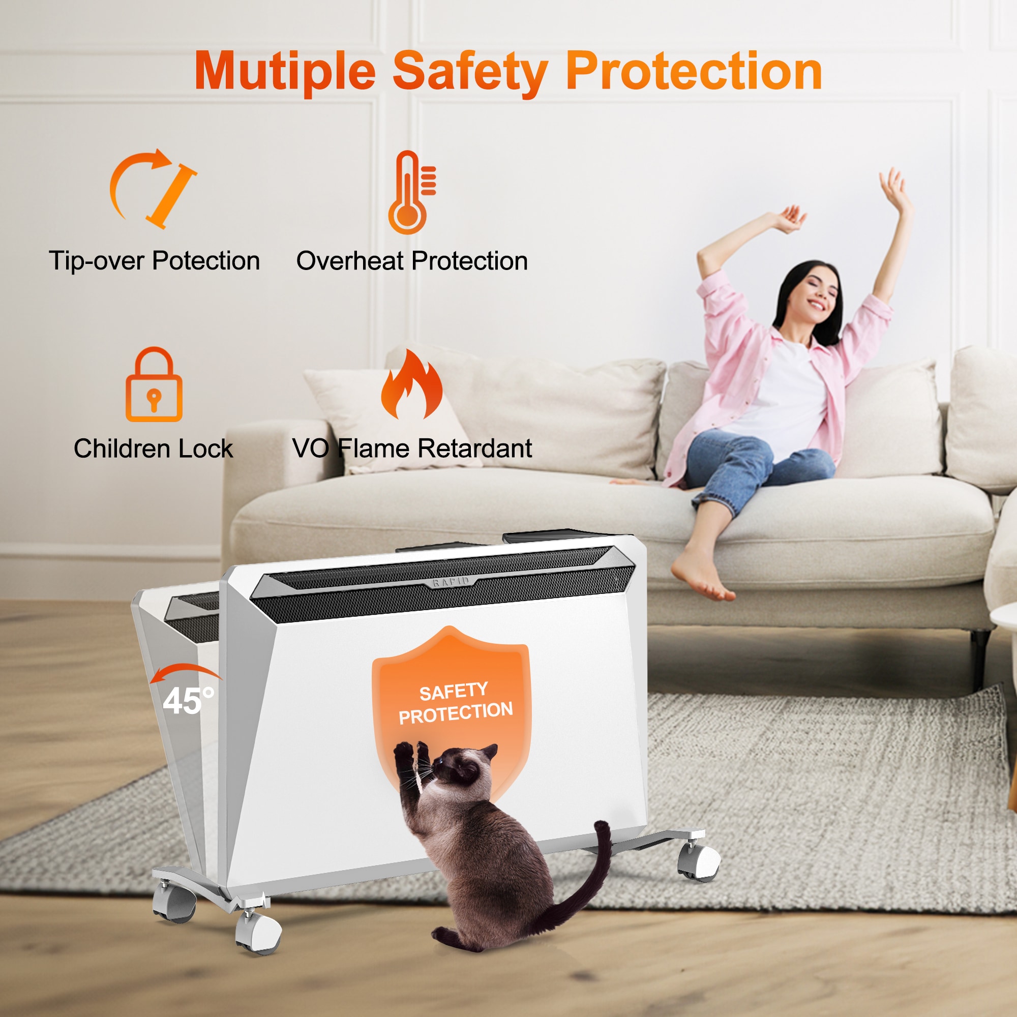 EdenDirect NCBK0408005 Portable-Electric-Heat - View #5