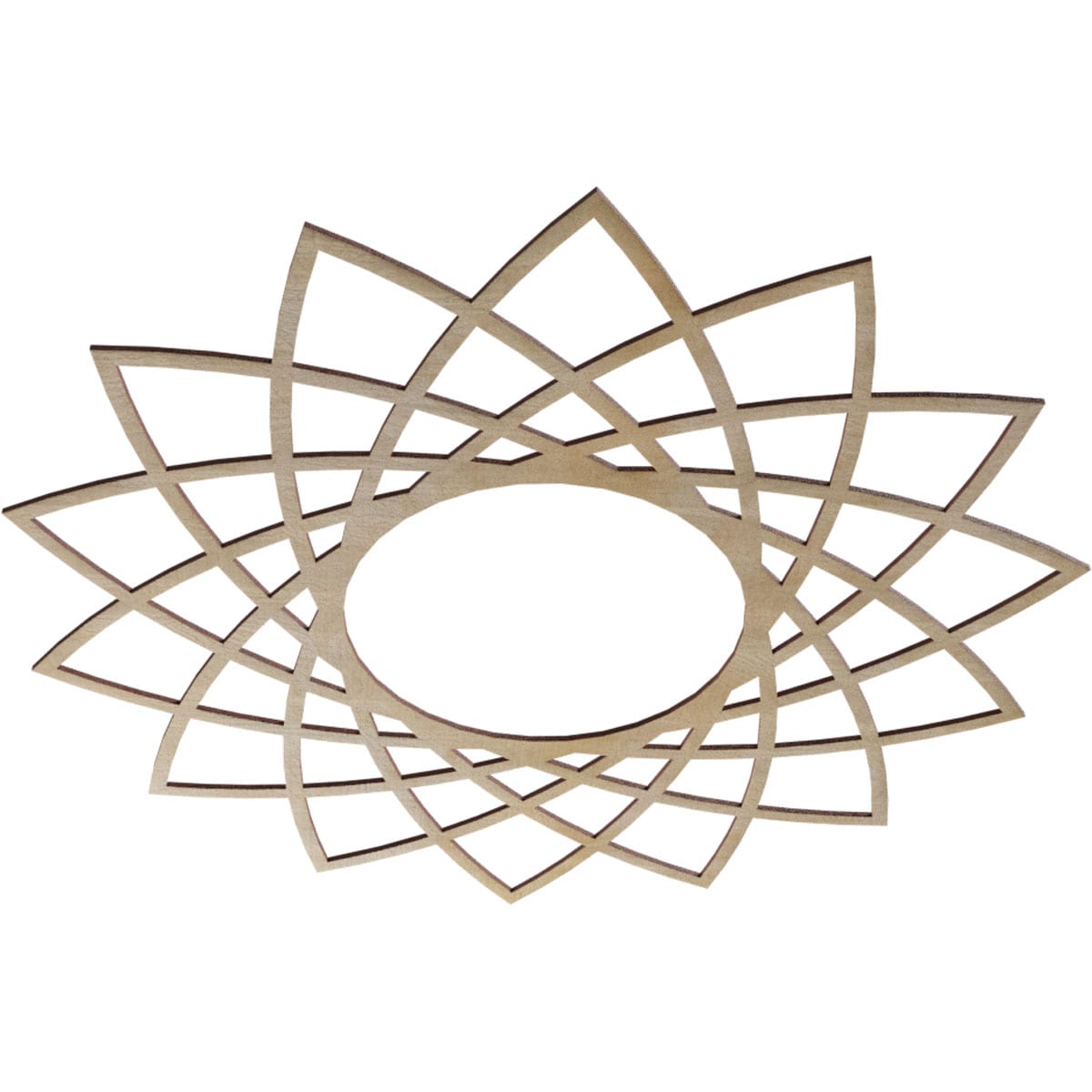 Ekena Millwork CMWP36X36X0375EABI Ceiling-Medallions - View #2