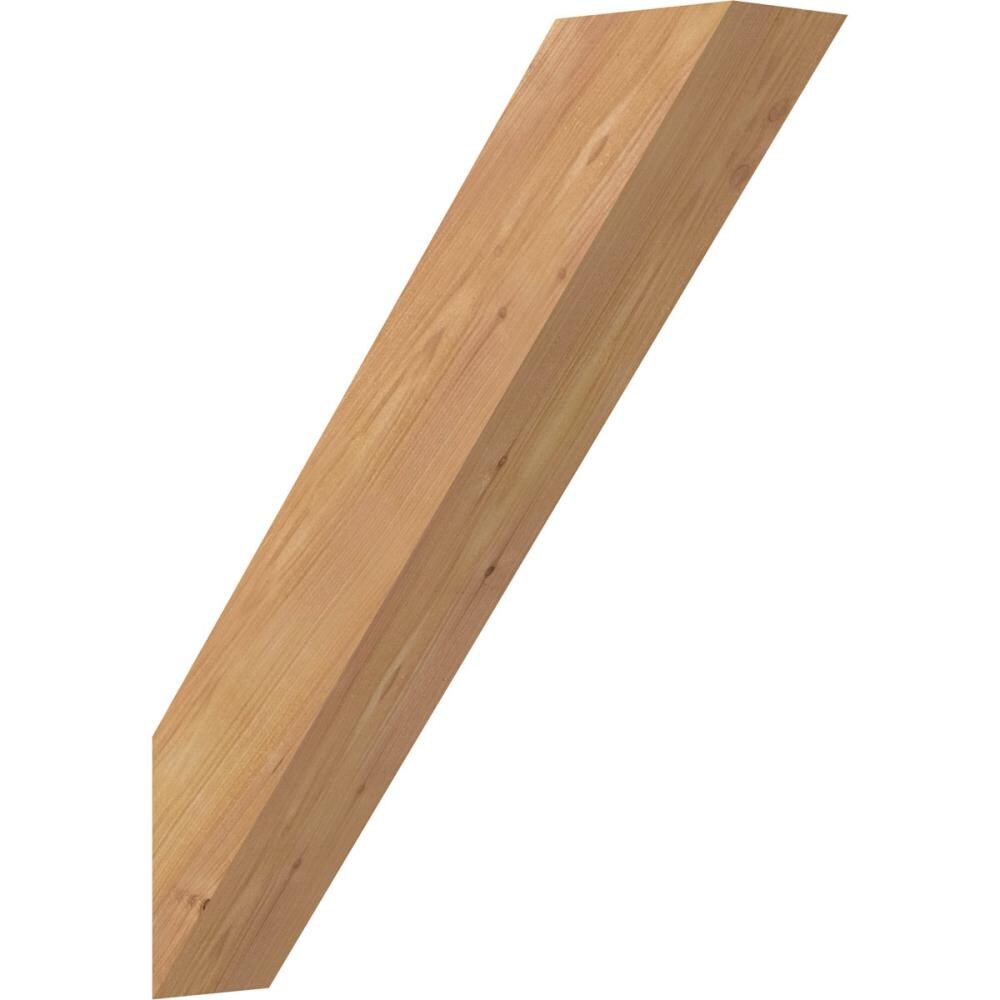 Ekena Millwork BRC04X16X20TRA00SWR 3-1/2-in x 16-in x 20-in Western Red Cedar Unfinished Wood Traditional smooth