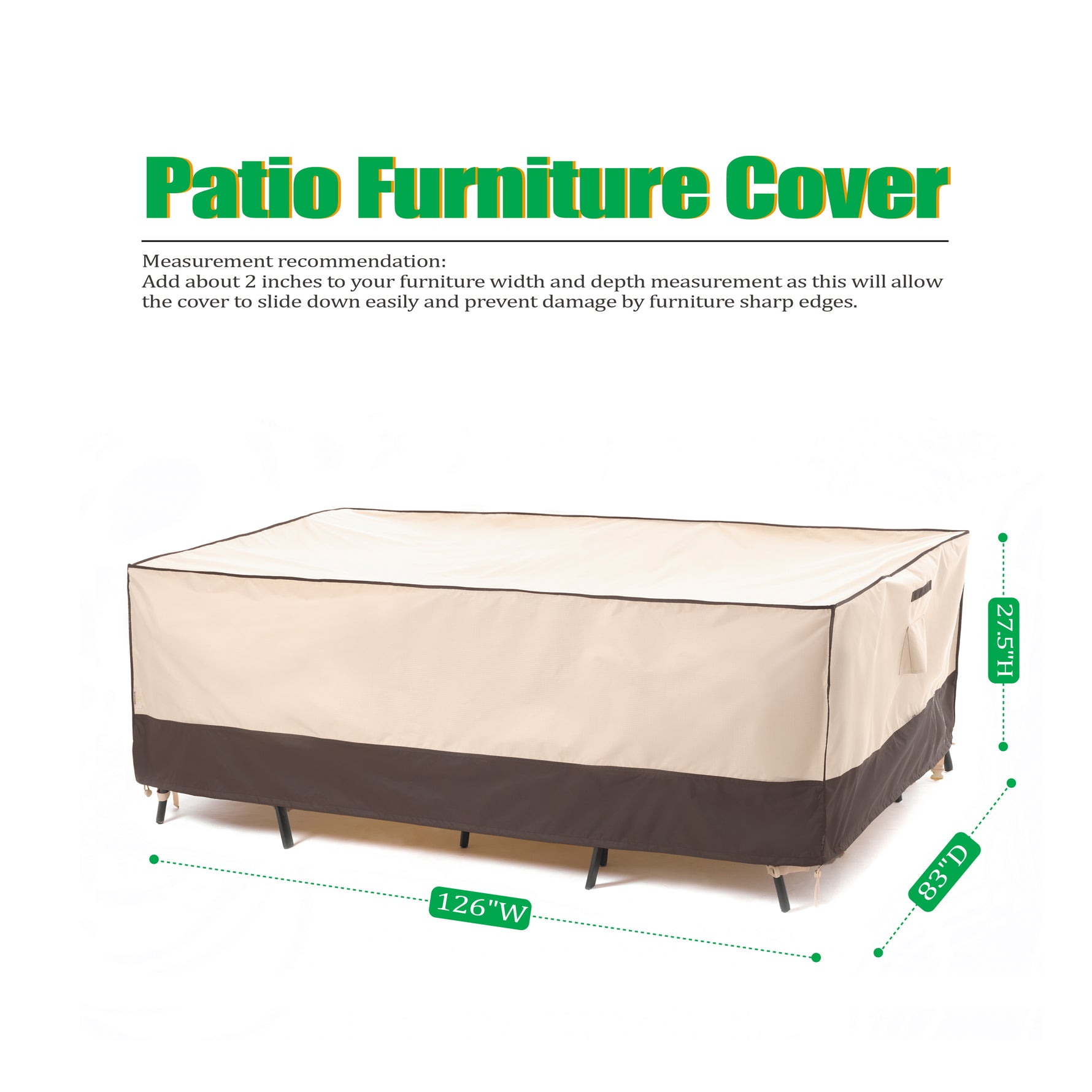 F&J Outdoors FJ-US-WFG-K07 Patio-Furniture-Covers - View #2