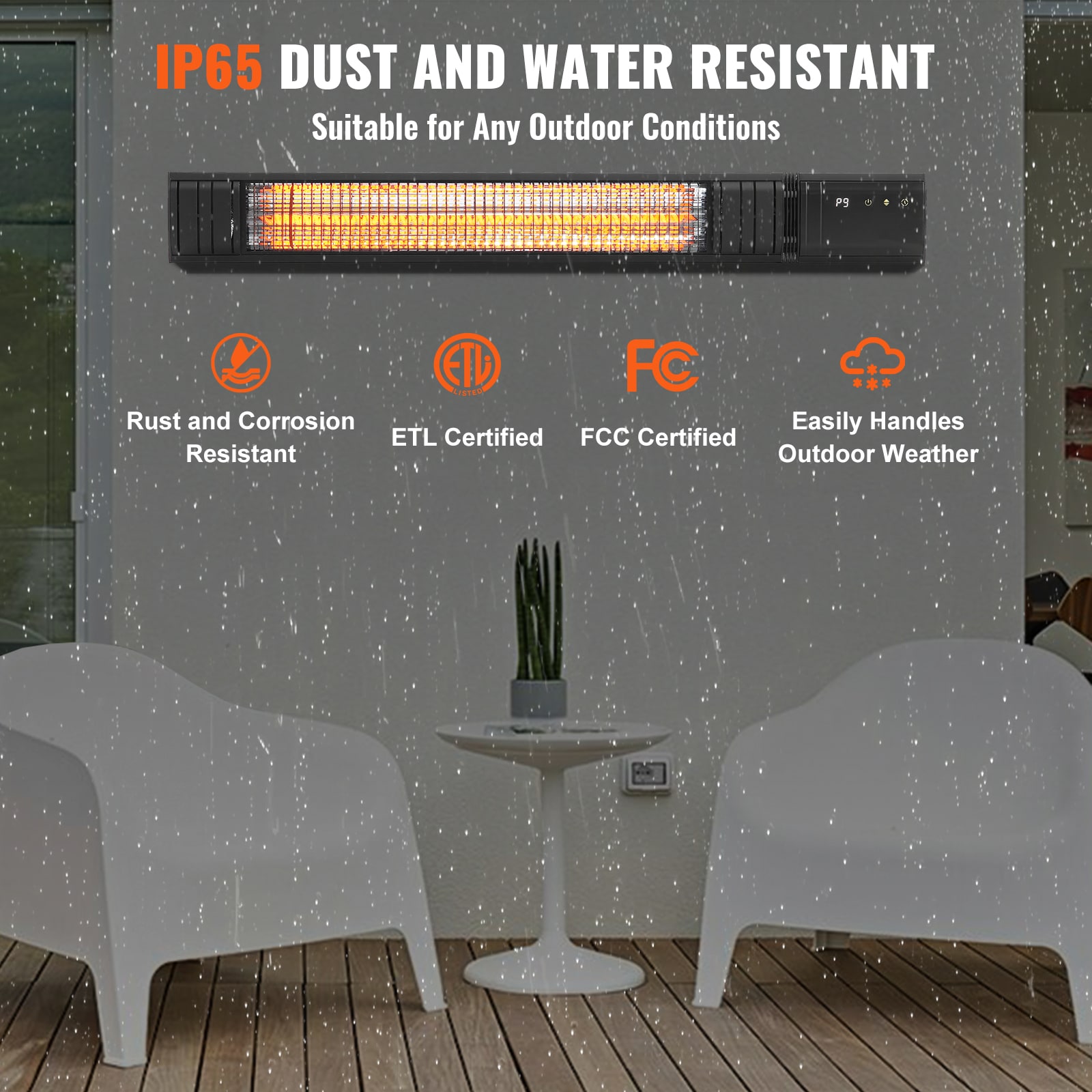 VEVOR HWXJRQTXBG831MQQNV1 Portable-Electric-Heat - View #8
