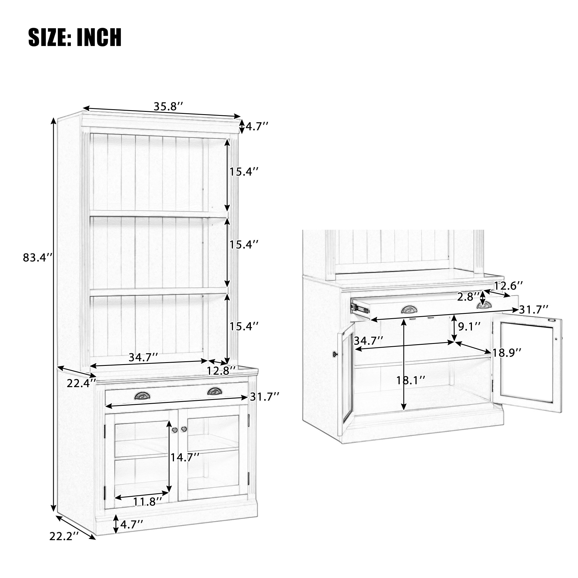 LOVMOR SF-H-N751S323419K Utility-Storage-Cabinets - View #3