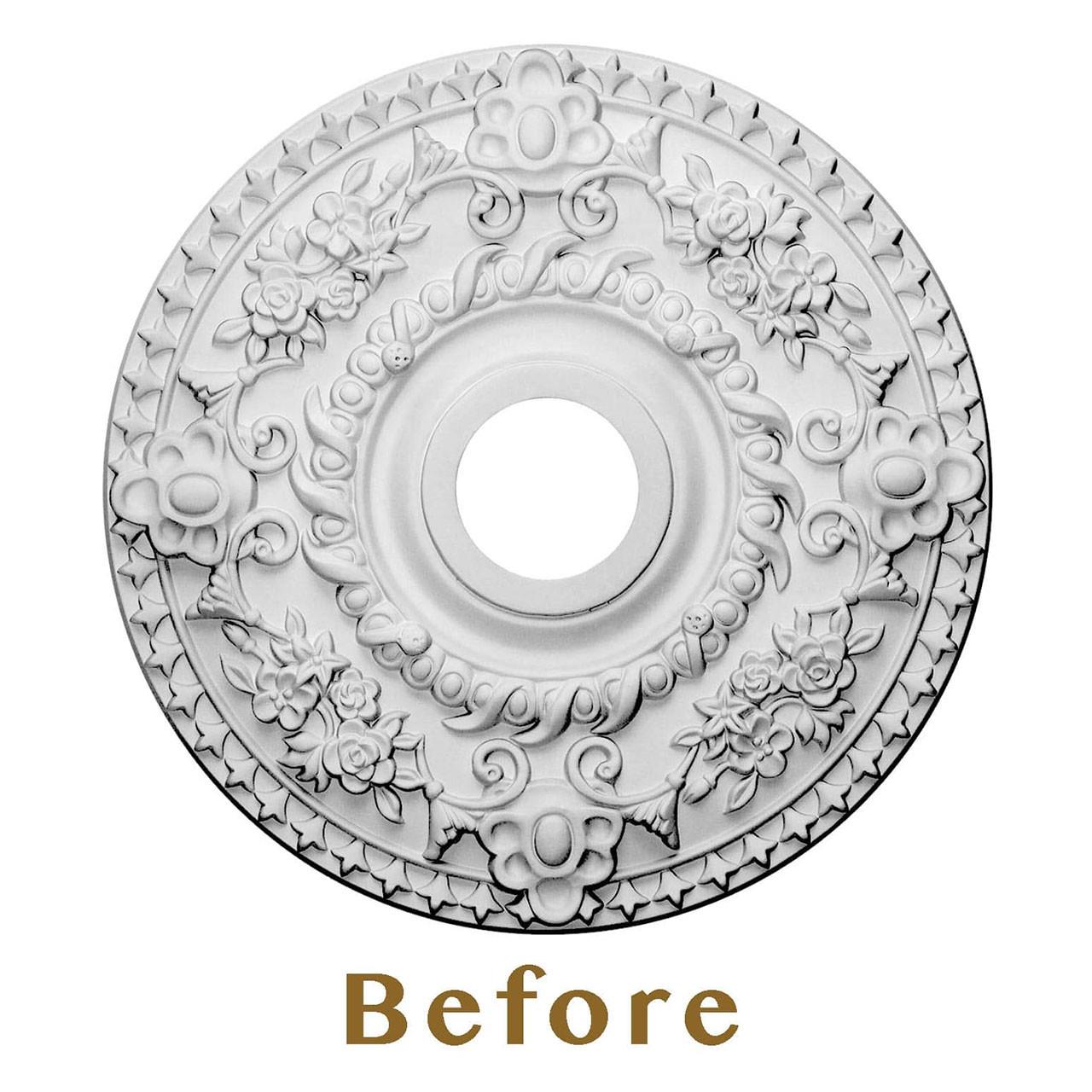 From Plain to Beautiful in Hours CCMF-015-INT-LL Ceiling-Medallions - View #3
