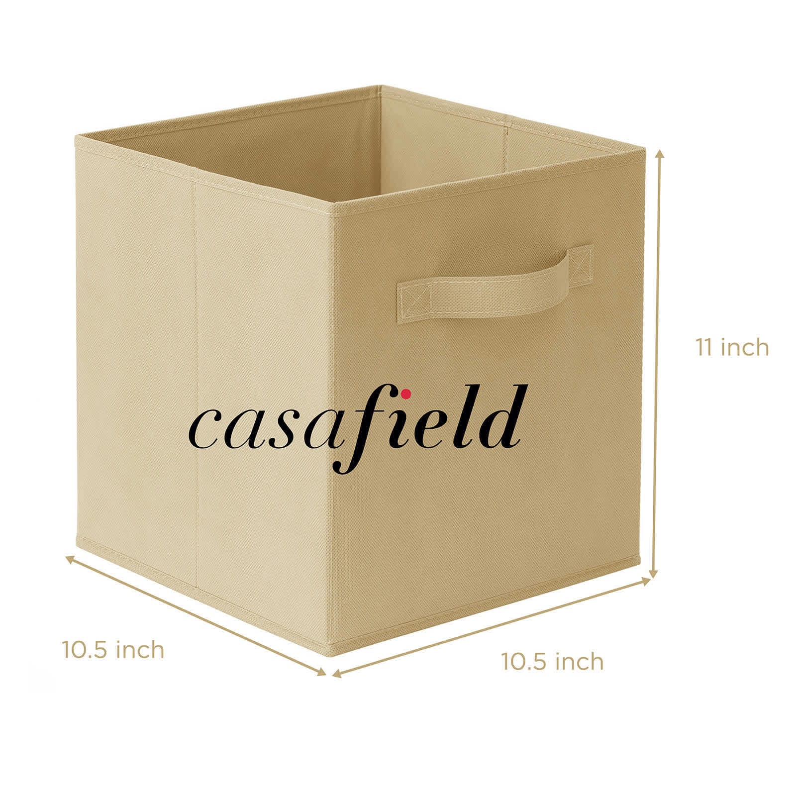 Casafield 6CC-BEIGE-2. Laminate-Storage-Cubes - View #7