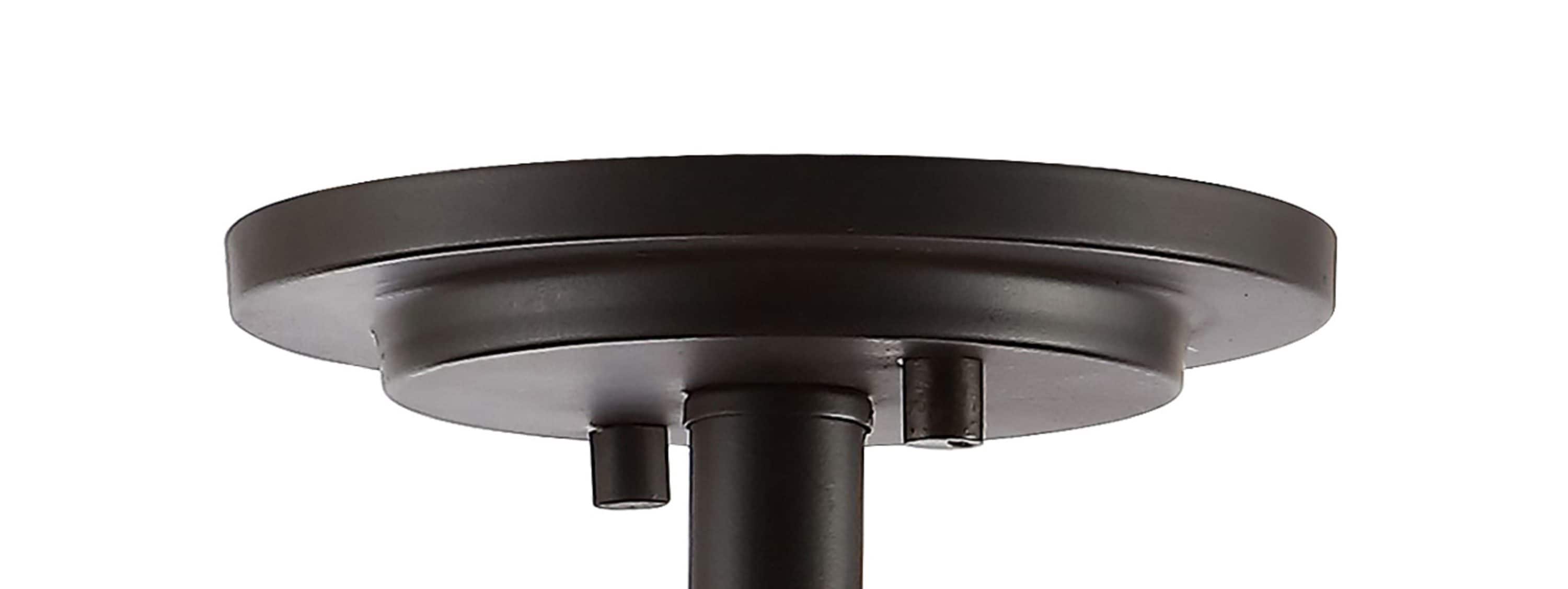 Ferme 14" 3-Light Oil Rubbed Bronze Farmhouse Flush Mount