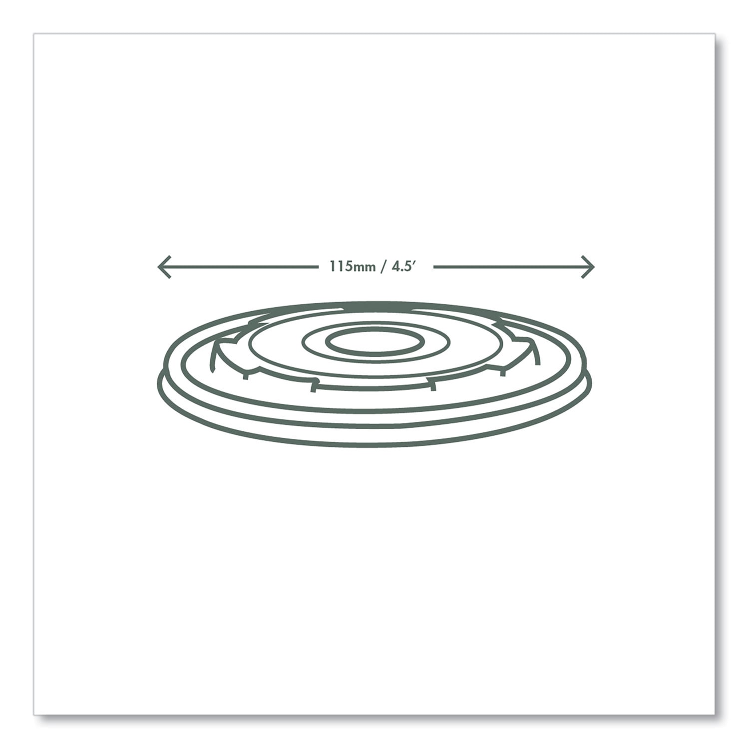 Vegware ESNVEGVLID115S Party-Supplies-Cc - View #2