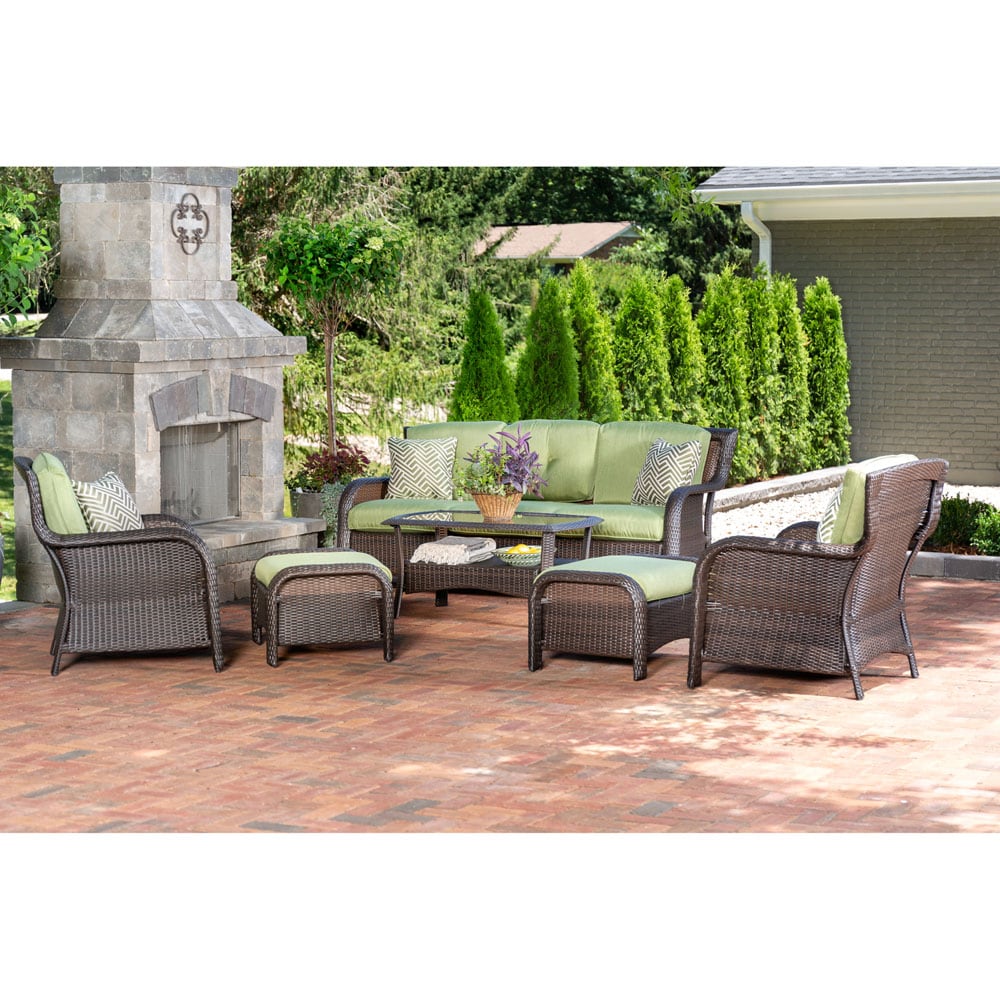 Hanover STRATH6PC-S-GRN Patio-Conversation-Sets - View #11
