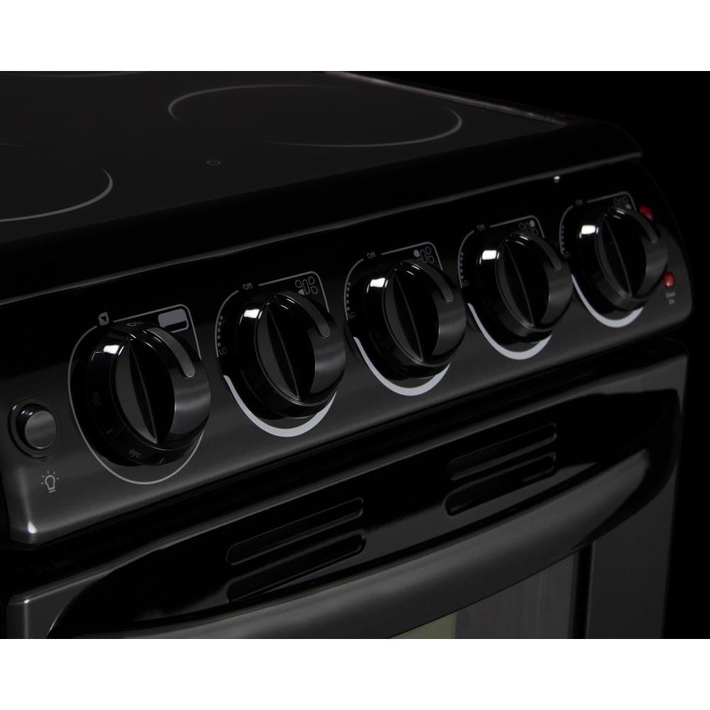 Summit Appliance 12-in 2 Burners Smooth Surface (Radiant) Black