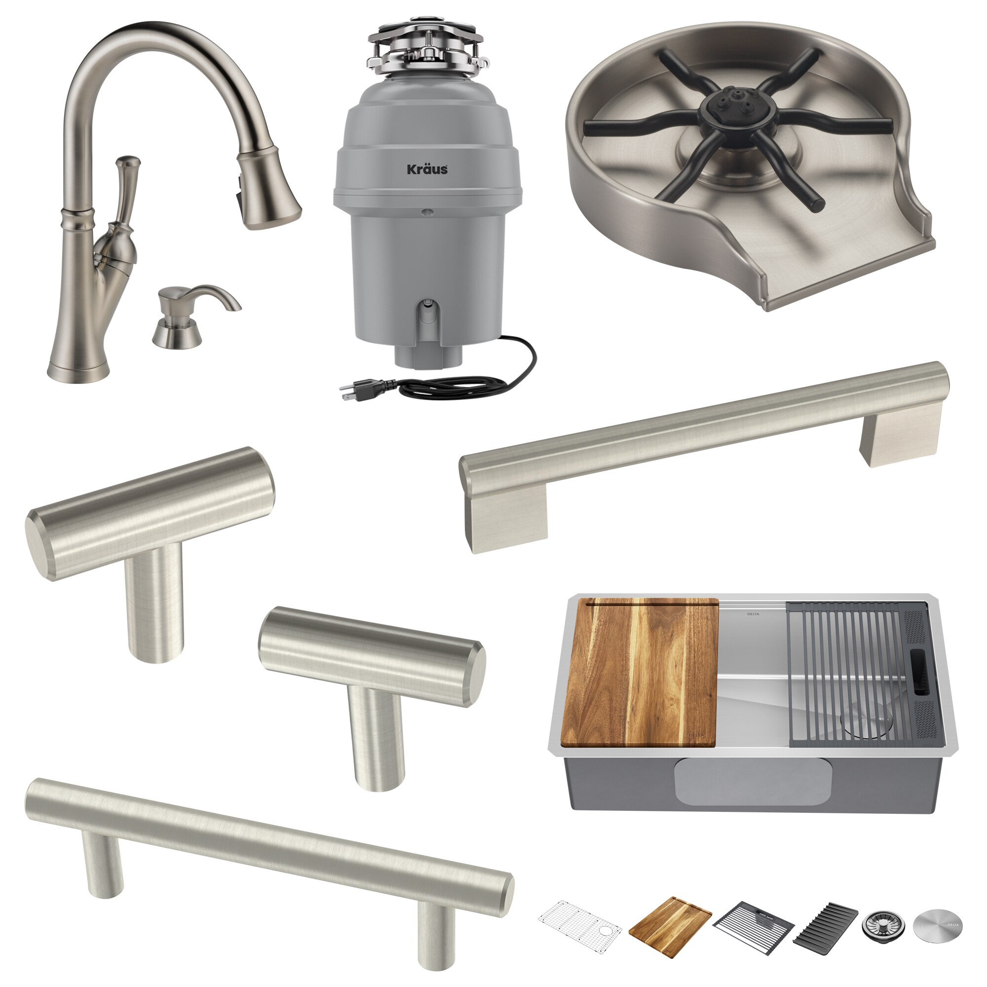 Shop Delta Savile Stainless Kitchen Faucet Collection At Lowes Com