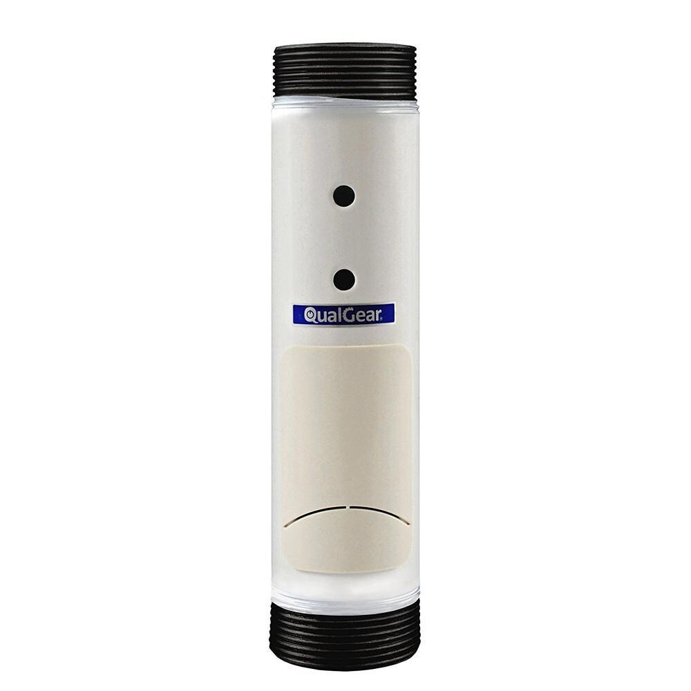QualGear QG-PRO-PM-6IN-W Pro-Av 1.5-in NPT Threaded Pipe, 6-in Length, White