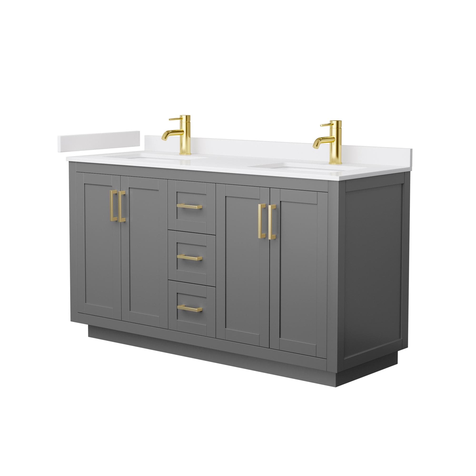 Wyndham Collection WCF292960DGGWCUNSMXX Bath-Vanity-Combo - View #2