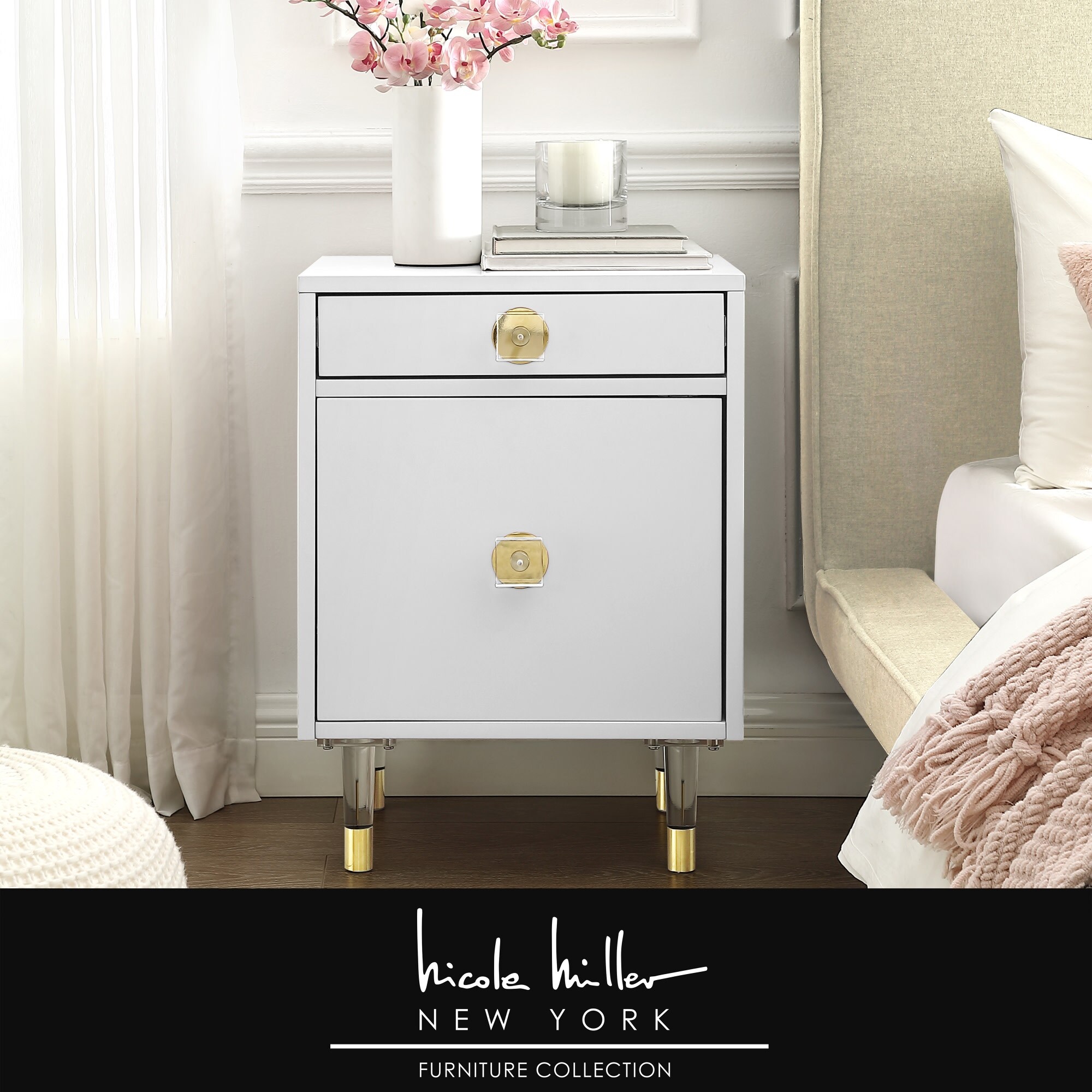 Nicole Miller NST153-09WE-LS End-Tables - View #2