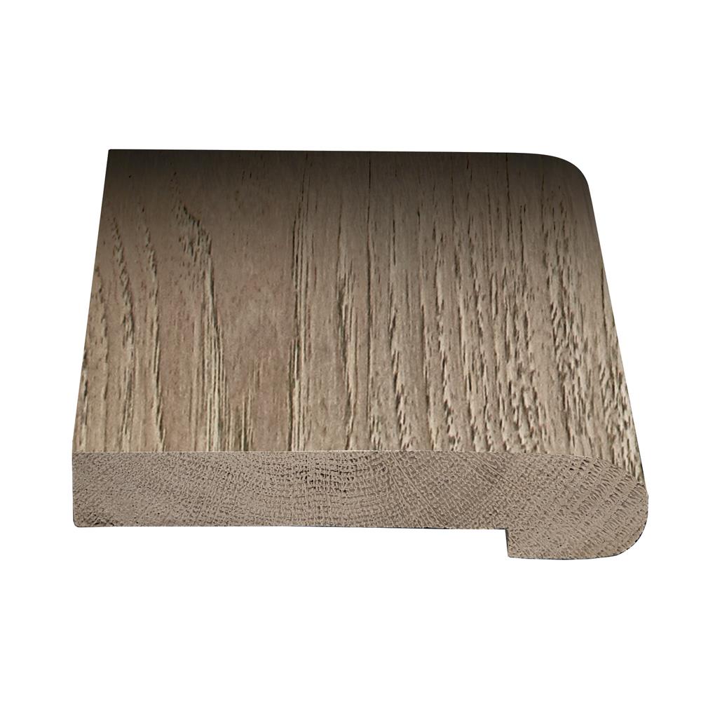 Element Flooring WF105DIPFNS Tanglewood 2.375-in x 78-in x 0.5625-in Plush Knot Finished Wood Hickory Flush Stair Nosing