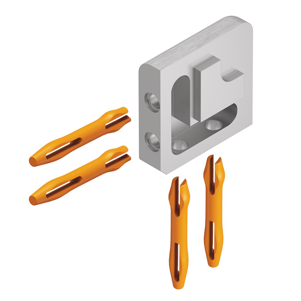 Schluter Systems EV/J125ACGB Jolly 0.5-in W x 0.125-in L Brushed chrome anodized aluminum Aluminum Outside corner Tile Edge Trim