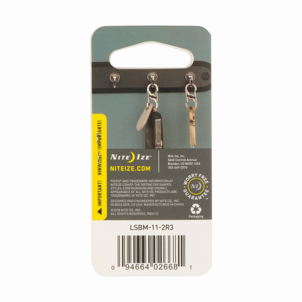 Nite Ize 2-Pack Stainless Snap-Hook Key Ring in the Key Accessories  department at