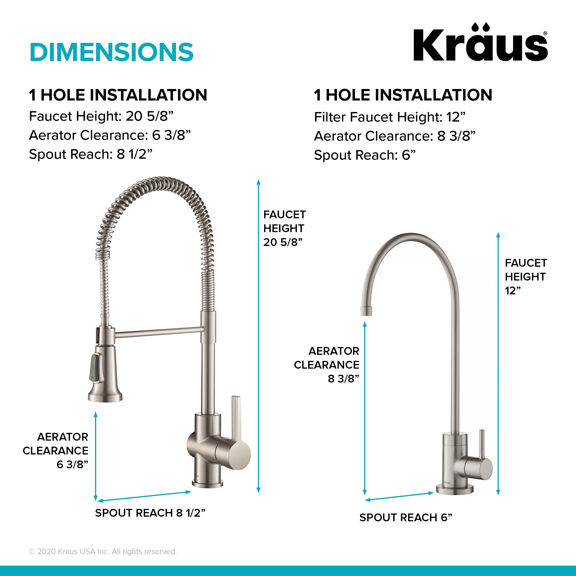 Stainless Steel Commercial Style Kitchen Faucet with Pull-out Spray