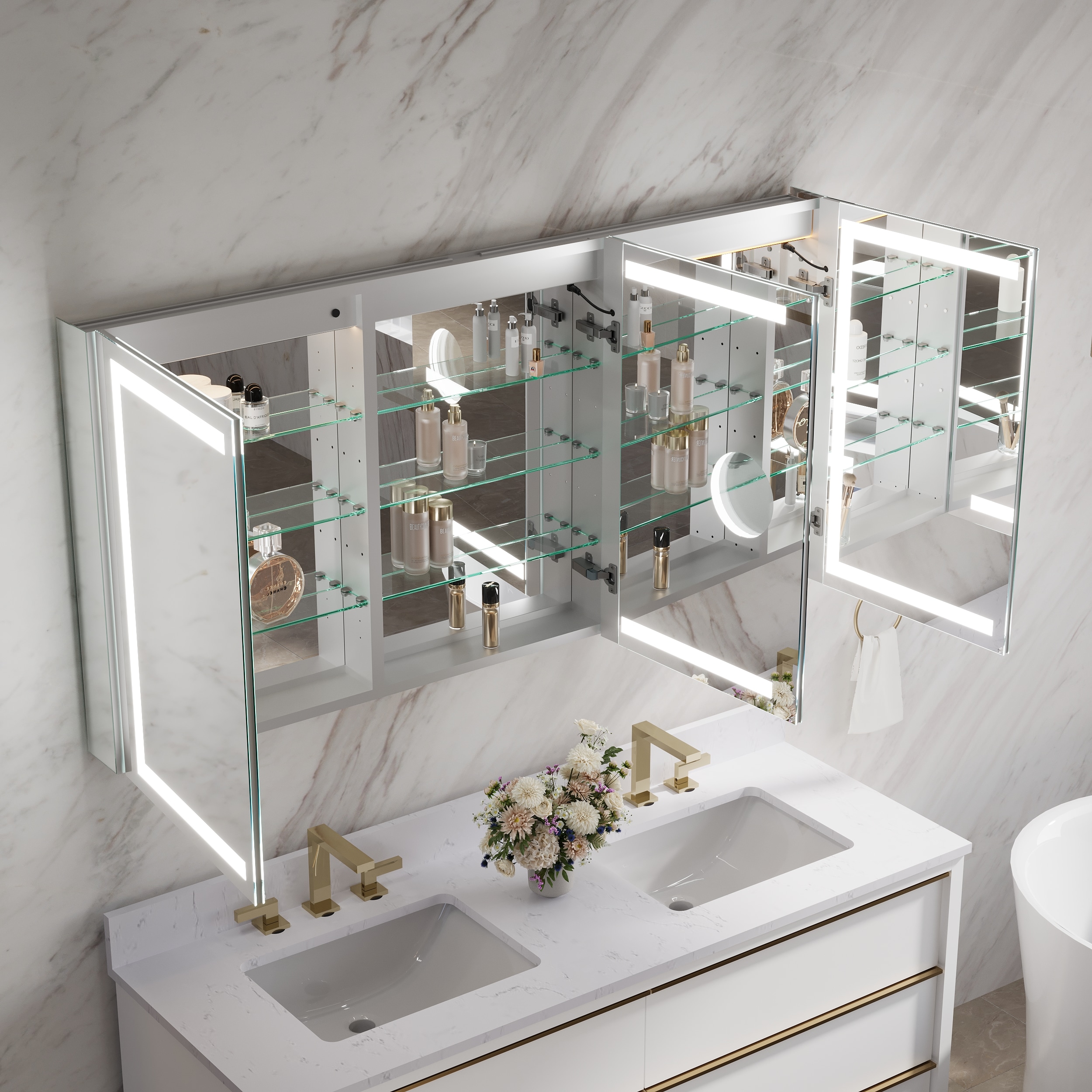 Forclover MEAM-12M6030LRMC Bathroom-Medicine-Cabinets - View #8