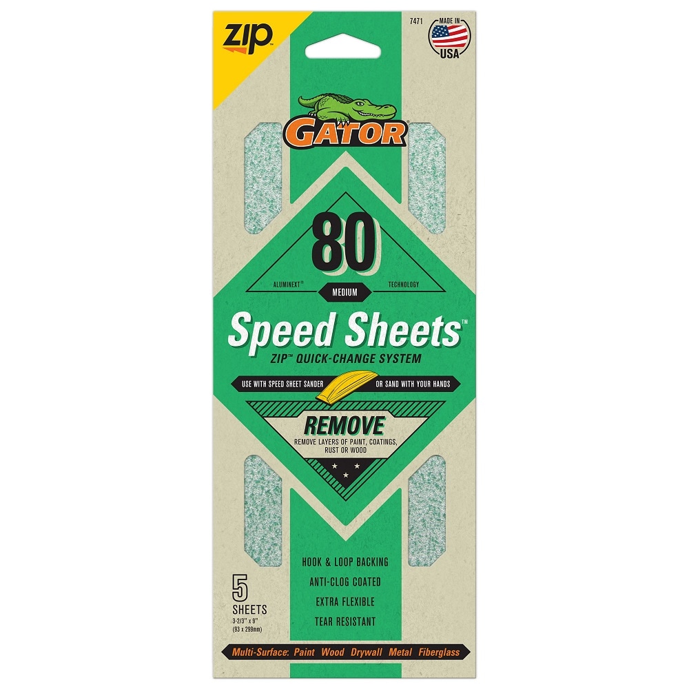 Black+Decker BDEQS300 - 1/4 Sheet - 17 Grits - No-Slip - 5 Sandpaper  Bundles