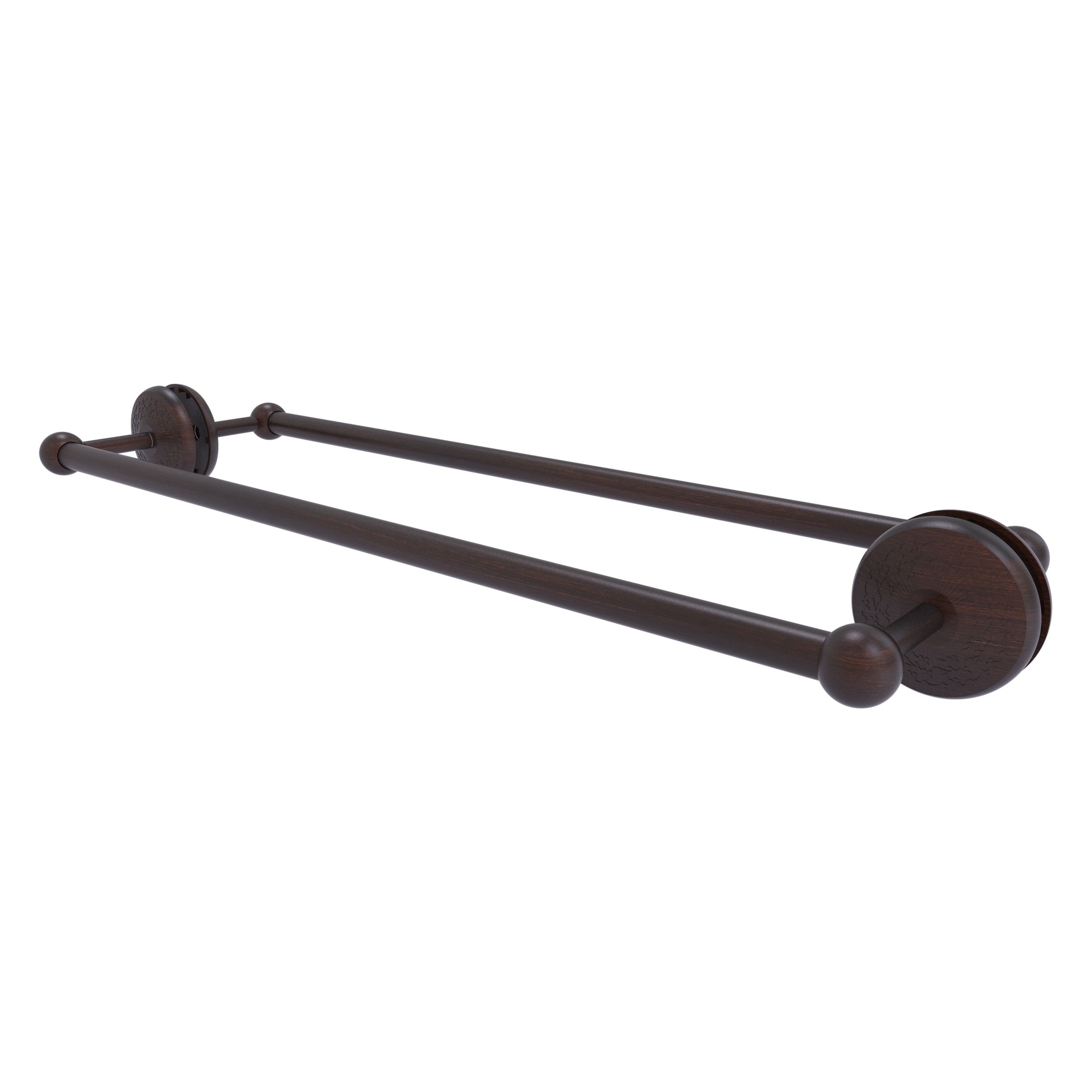 Allied Brass MC-41-BB-24-VB Monte Carlo 24-in double Venetian Bronze Wall mount Double Towel Bar