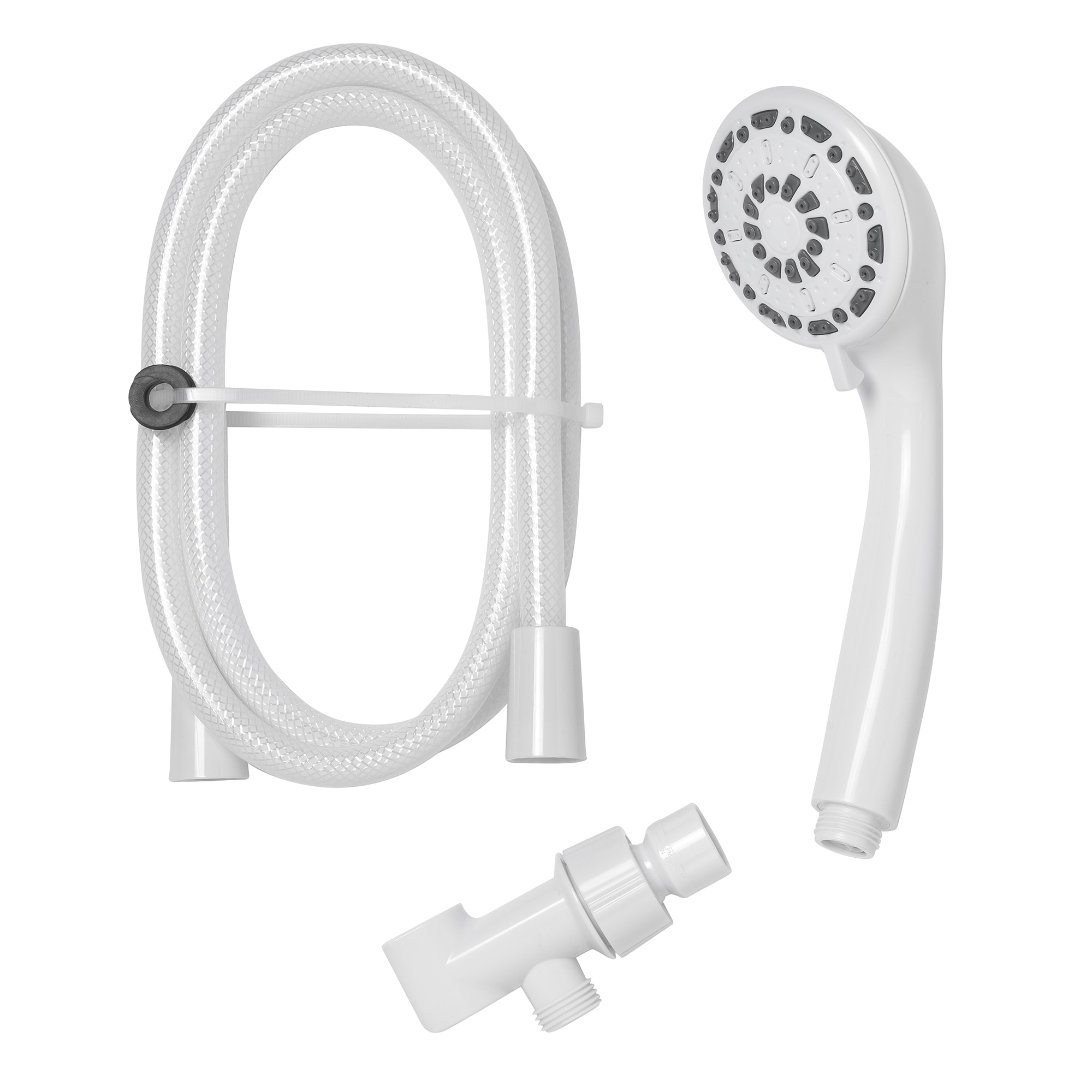 Project Source White 4.125-in Bathtub/Shower Arm Mount (0.875-in-ID) | 10204