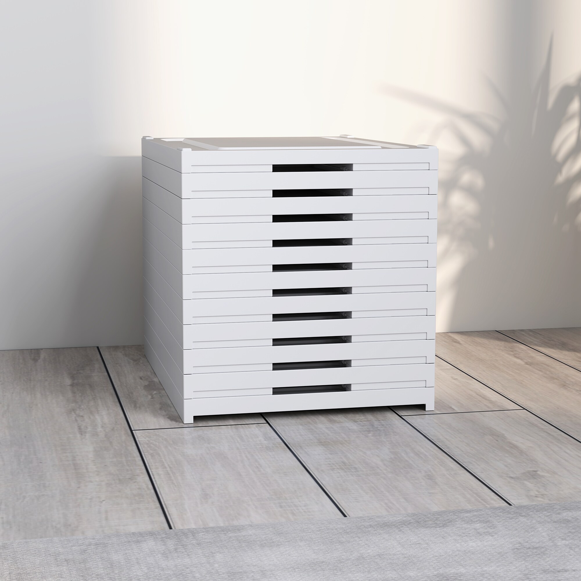 HomCom 837-570V01WT Coatrack-Stands-Pedestals - View #3