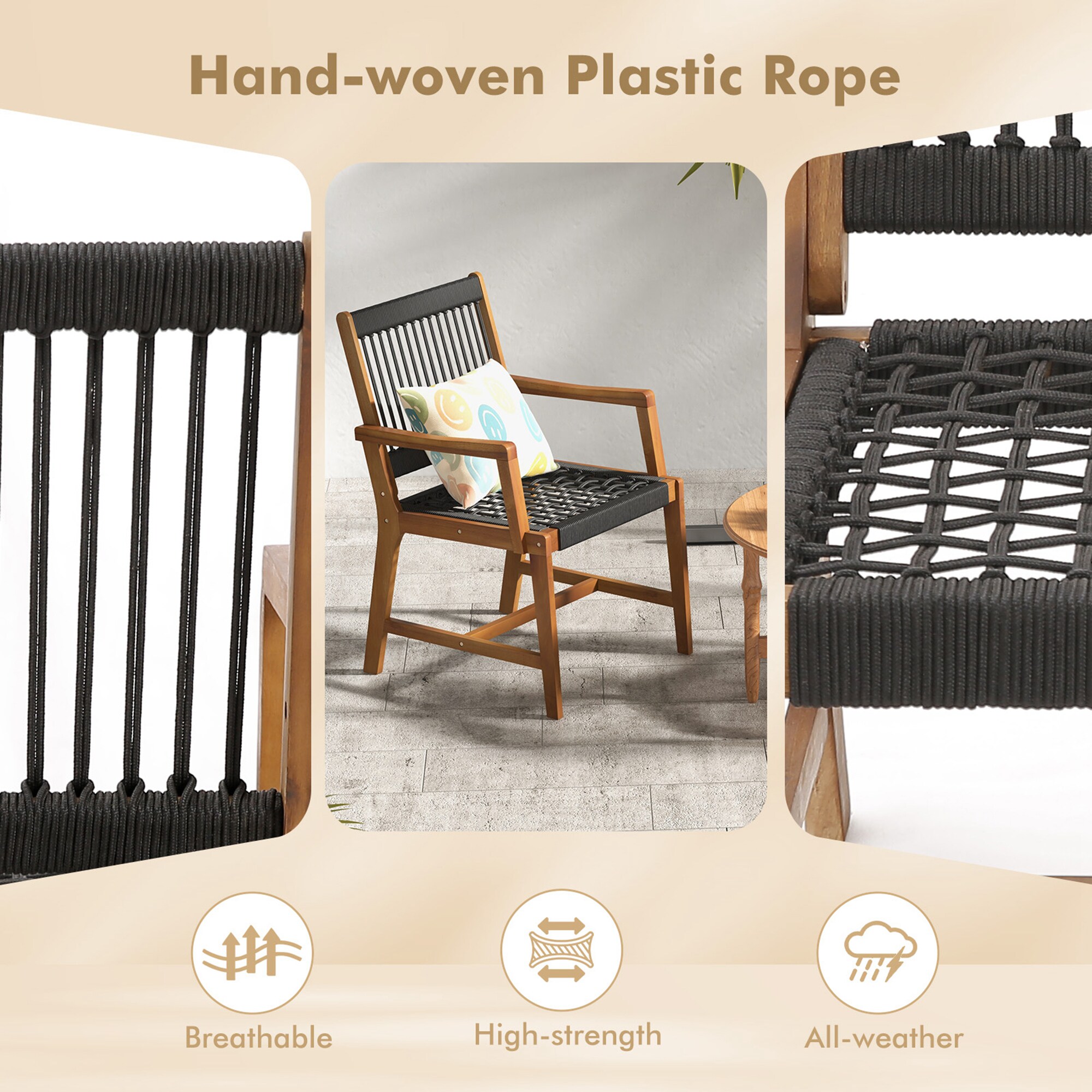 Costway HW70896 Patio-Chairs - View #3