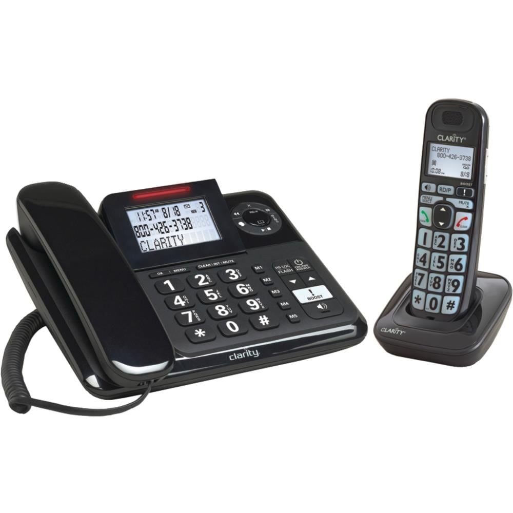 Motorola ML1002D DECT 6.0 Expandable 4-line Business Phone System with Voicemail Black 2 Wireless Desk Sets Base Station Digital Receptionist and Music on Hold 
