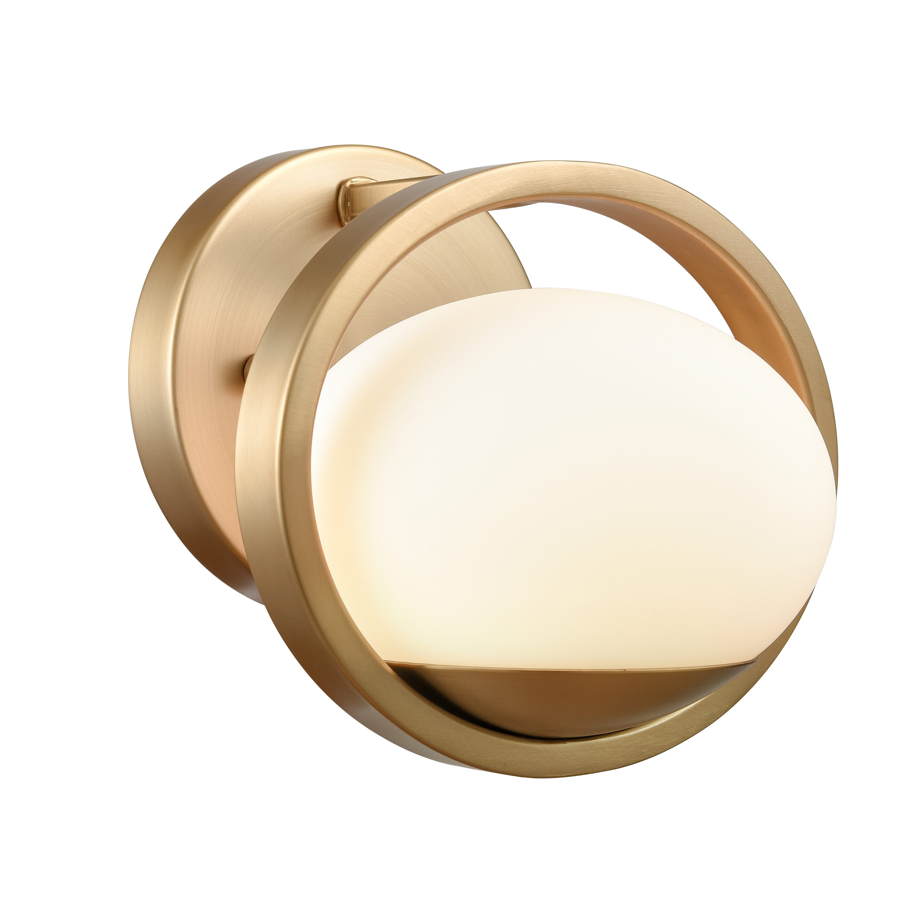 Westmore by ELK Lighting LW-202302010134 Hickory 7.25-in 1 -Light Brushed Gold Integrated LED Modern/contemporary Vanity light