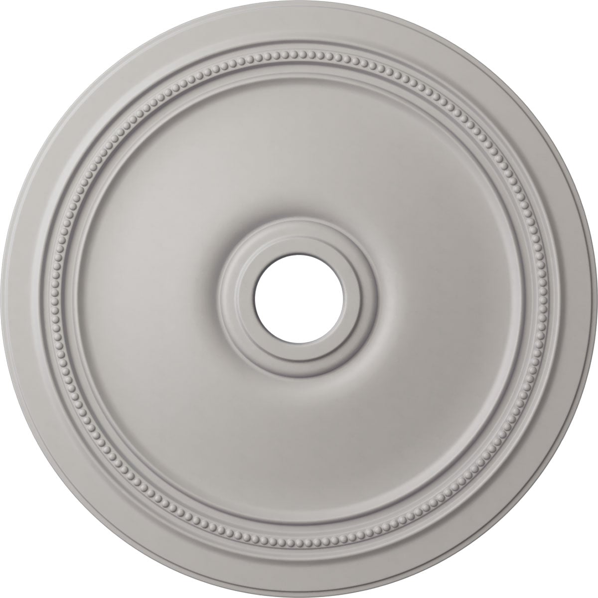 Ekena Millwork CM24DIUWF Diane 24-Inches W x 24-Inches L Painted Ultra Pure White Polyurethane Whole Ceiling Medallion