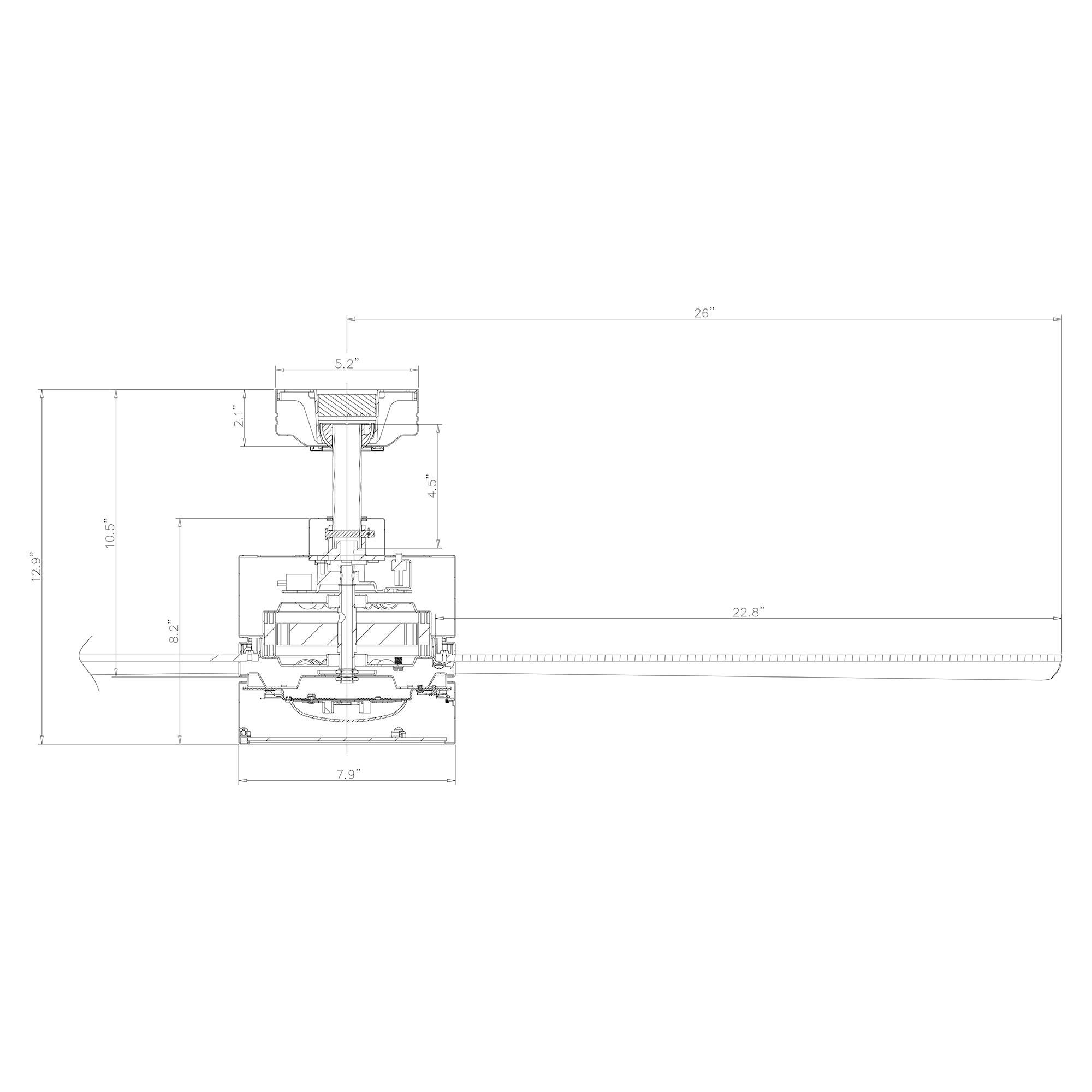 Matrix Decor MDBBCPS1268-A4 Ceiling-Fans - View #10