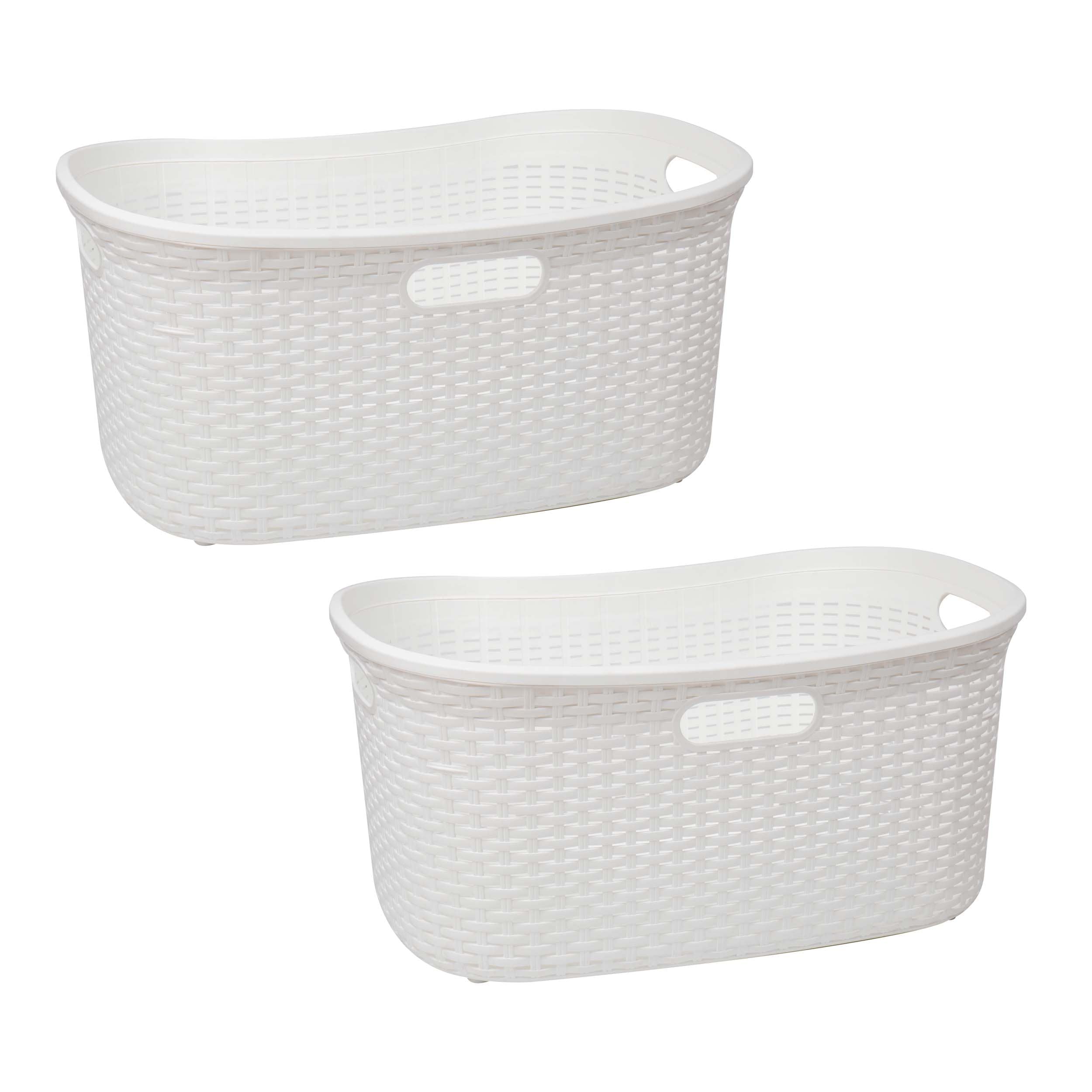 Mind Reader 40LBASK2PK-WHT Hamper-Baskets - View #7