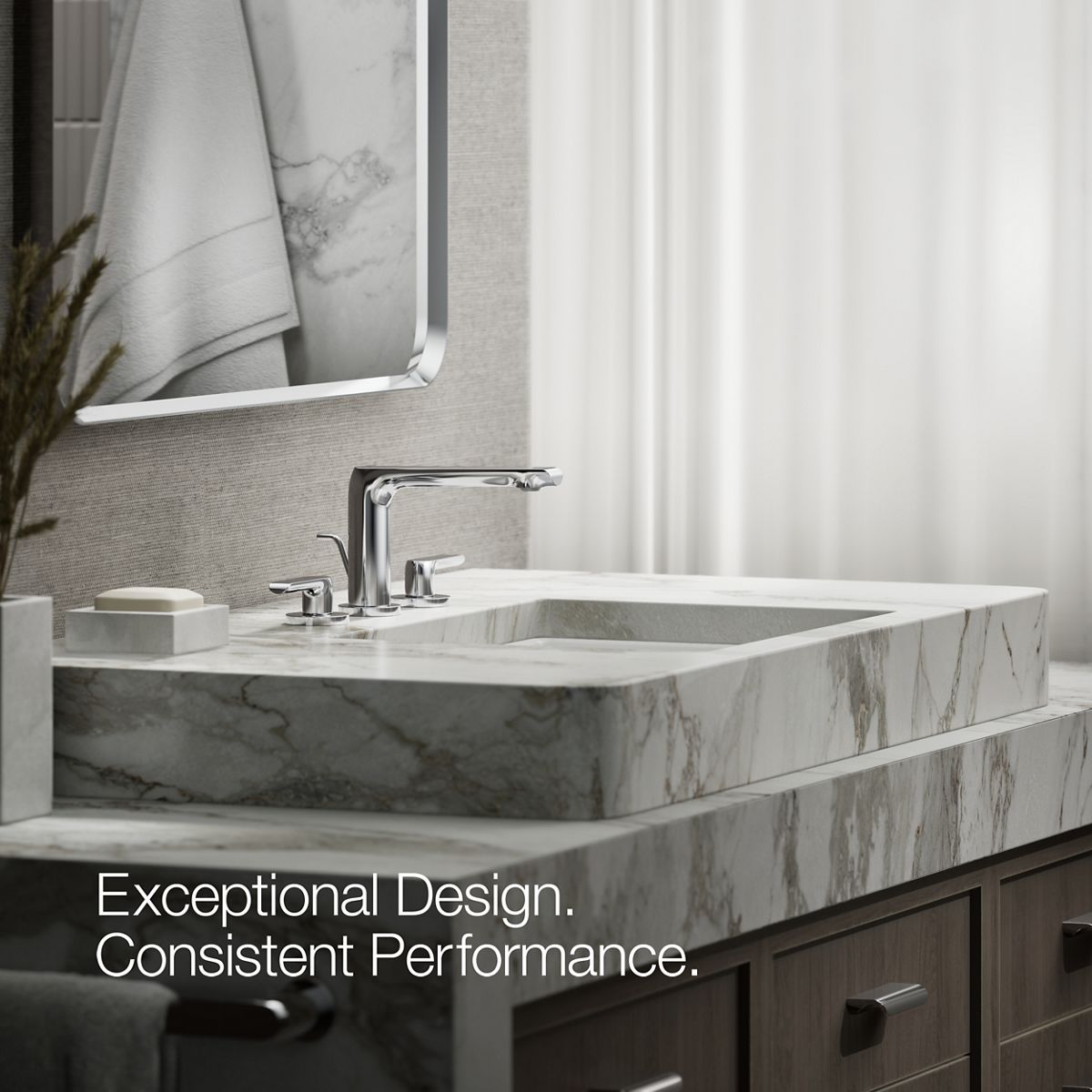 KOHLER K-97352-4N-CP Lavatory-Faucets - View #3