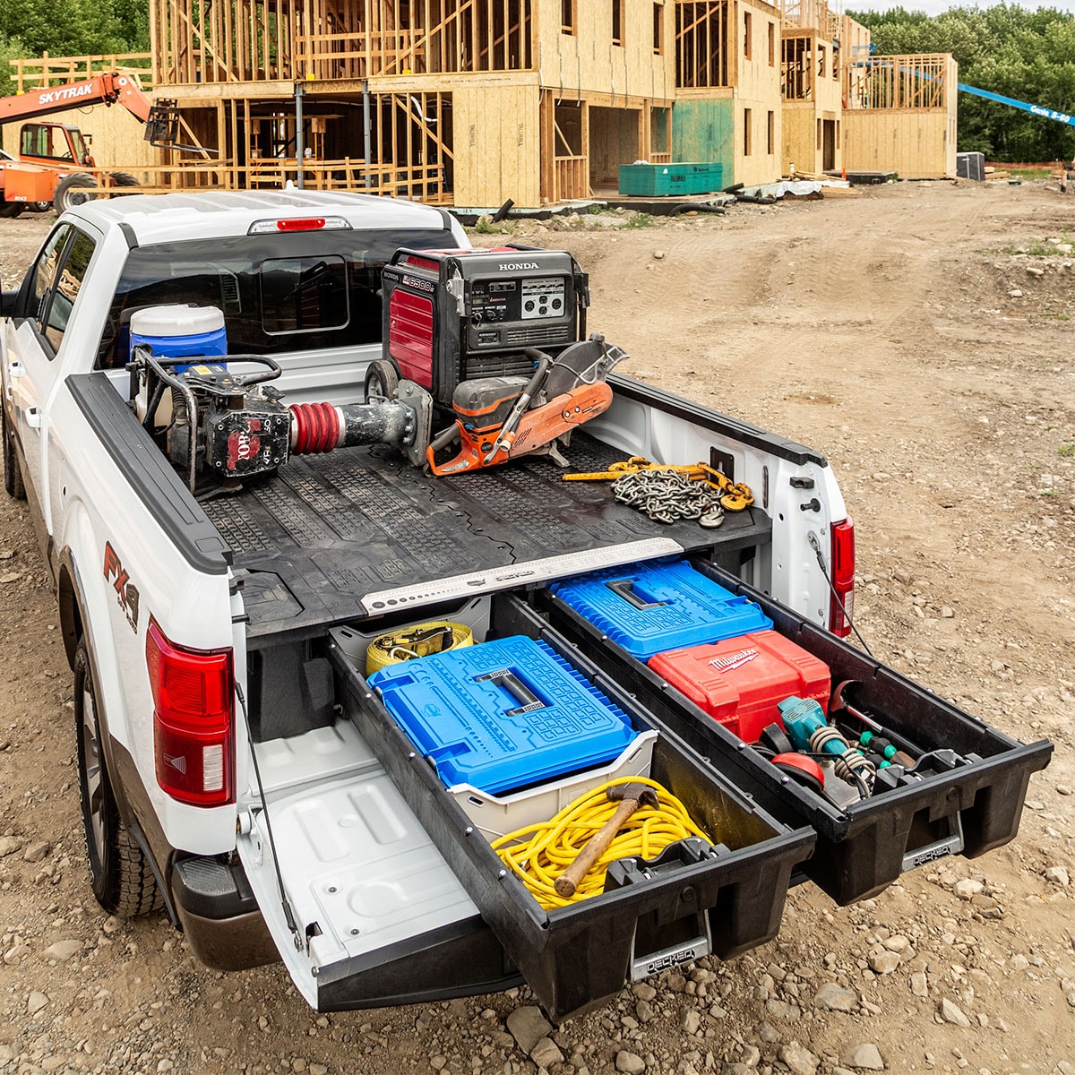 DECKED drawer system in a Ford Pick-up