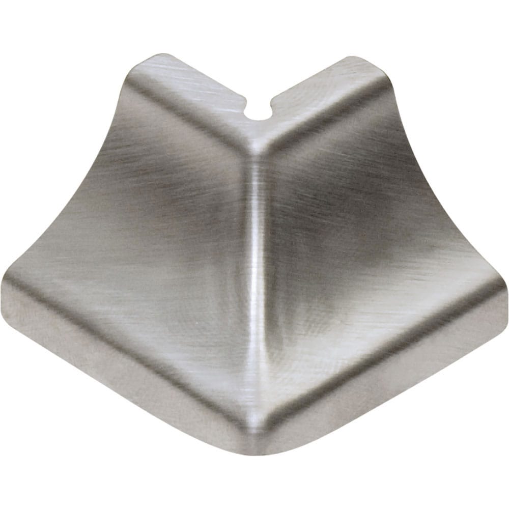 Schluter Systems A/EHK2R18 Dilex-EHK 1-in W x 1.5-in L Stainless steel Steel Outside corner Tile Edge Trim