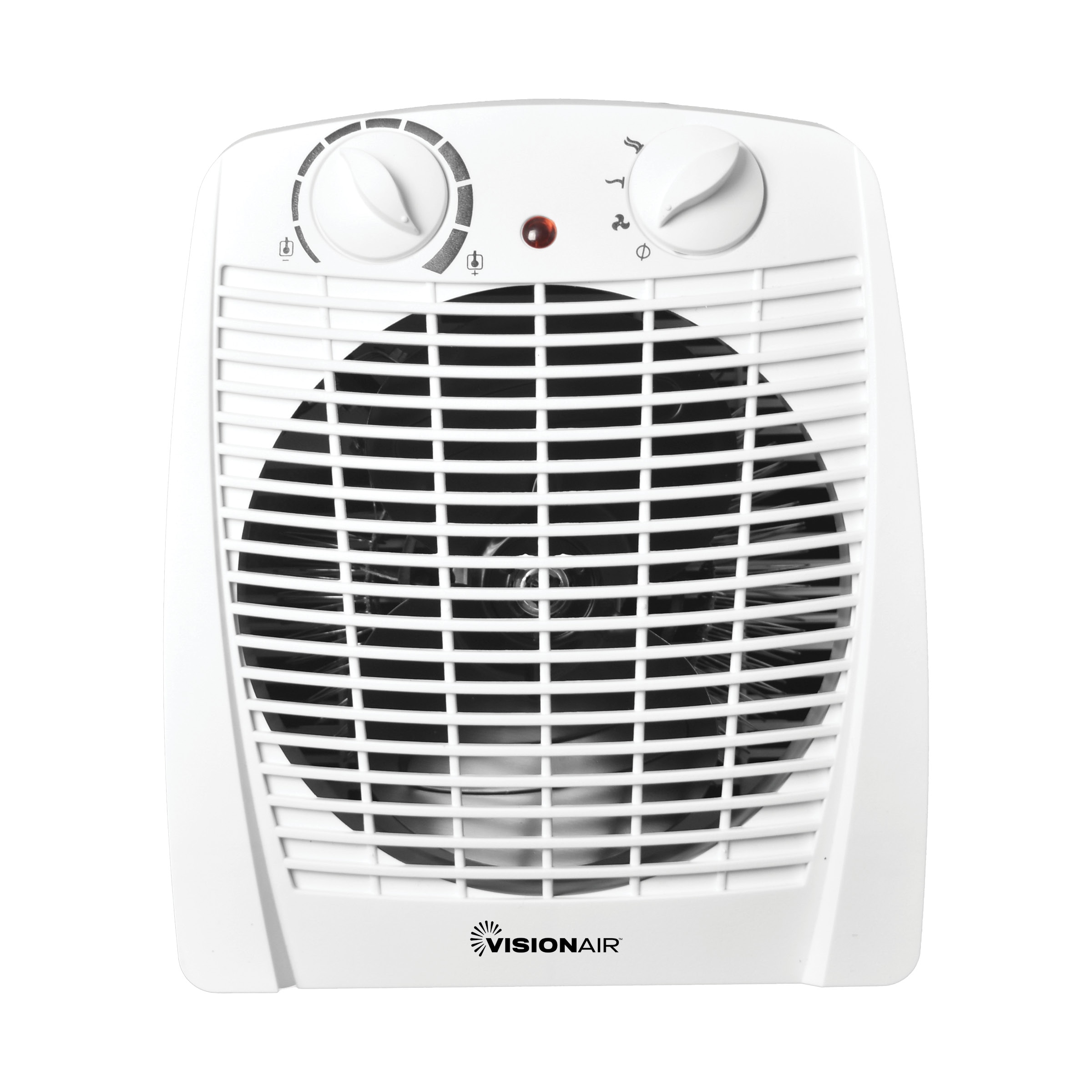 VisionAir 1VAHW09 Up to 1500-Watt Fan Compact Personal Indoor Electric Space Heater with Thermostat