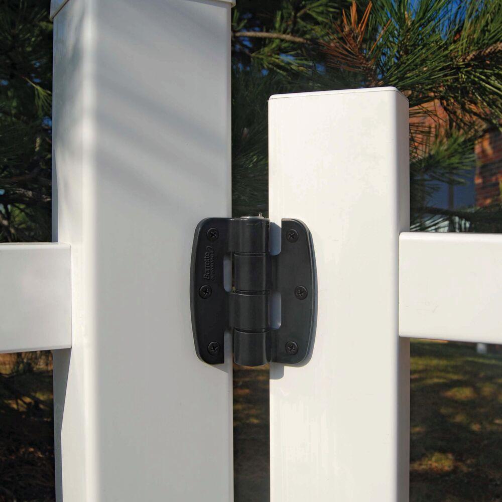 Barrette Outdoor Living Compact 2-pack 4-1 8-in Black Gate Hinge In The 