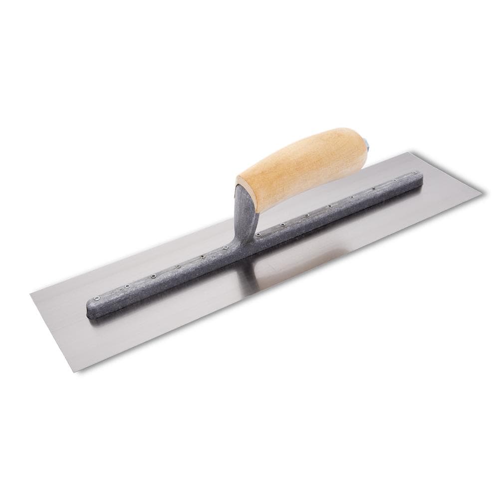 QLT by Marshalltown FT365 18-Inches x 4-Inches Steel Finishing Concrete Trowel