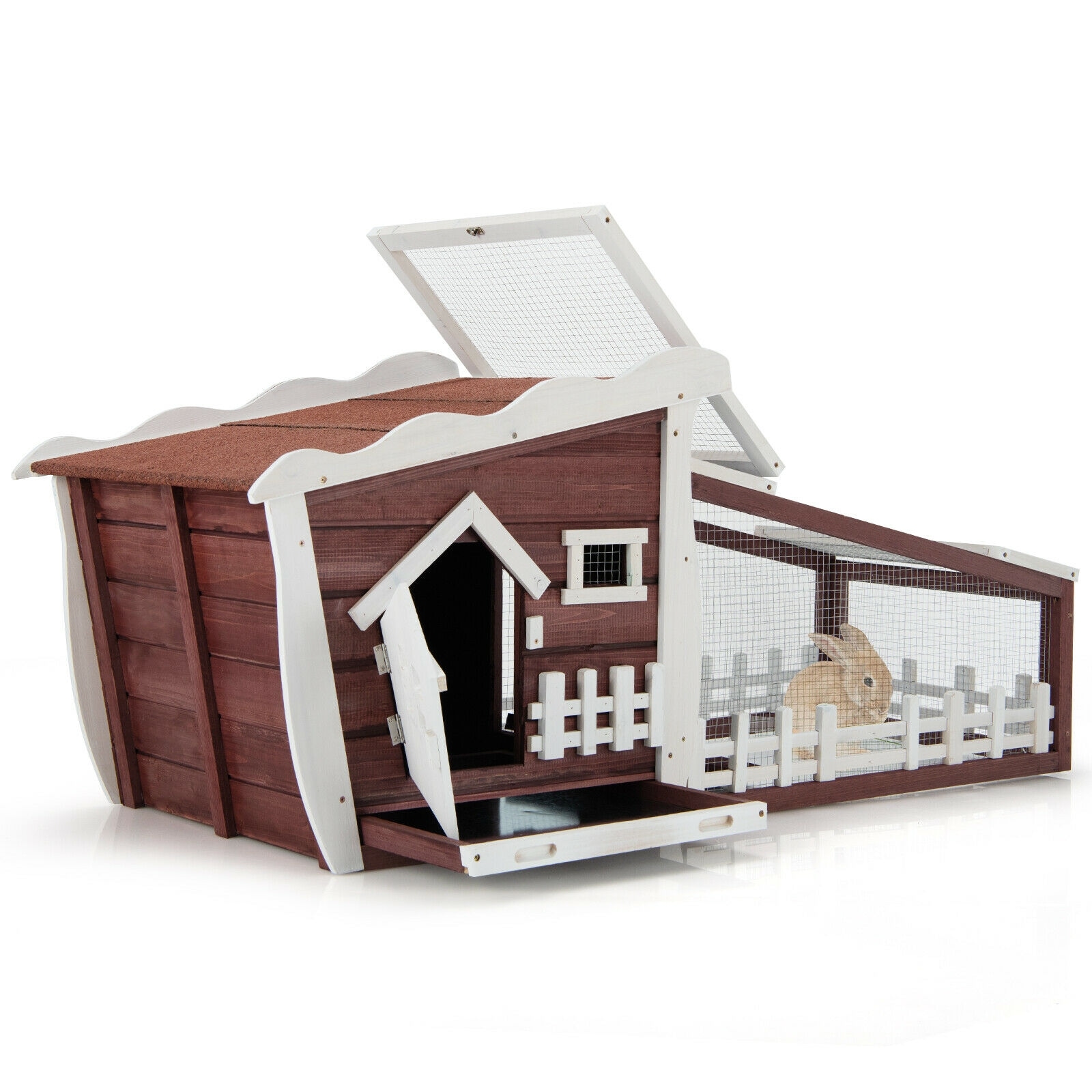 Forclover CJW-PH1007RE Chicken-Coops-Rabbit-Hutches - View #2