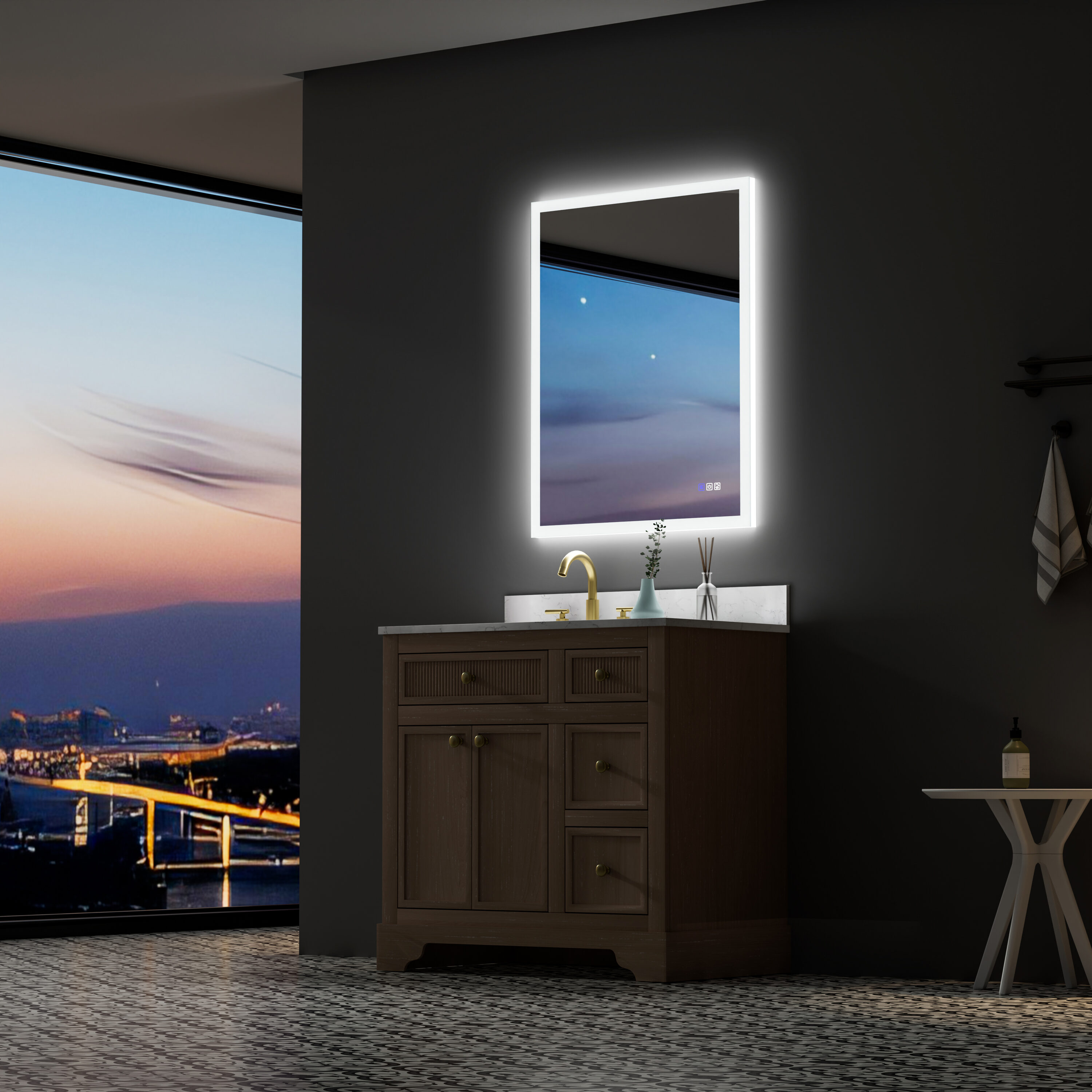 CALVON M7ABMR2836 Framed-Bath-Mirrors - View #2