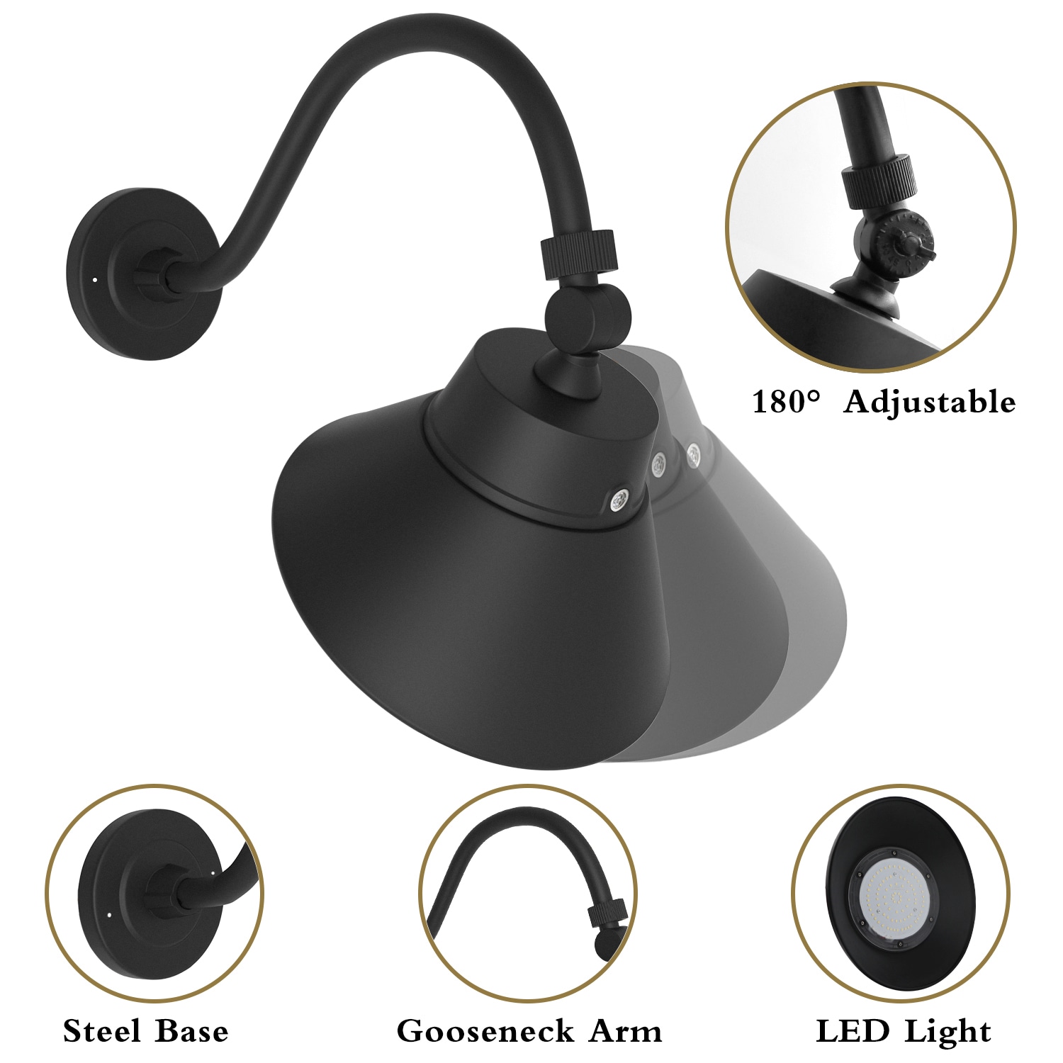 Cedar Hill 165001 Outdoor-Wall-Lighting - View #7